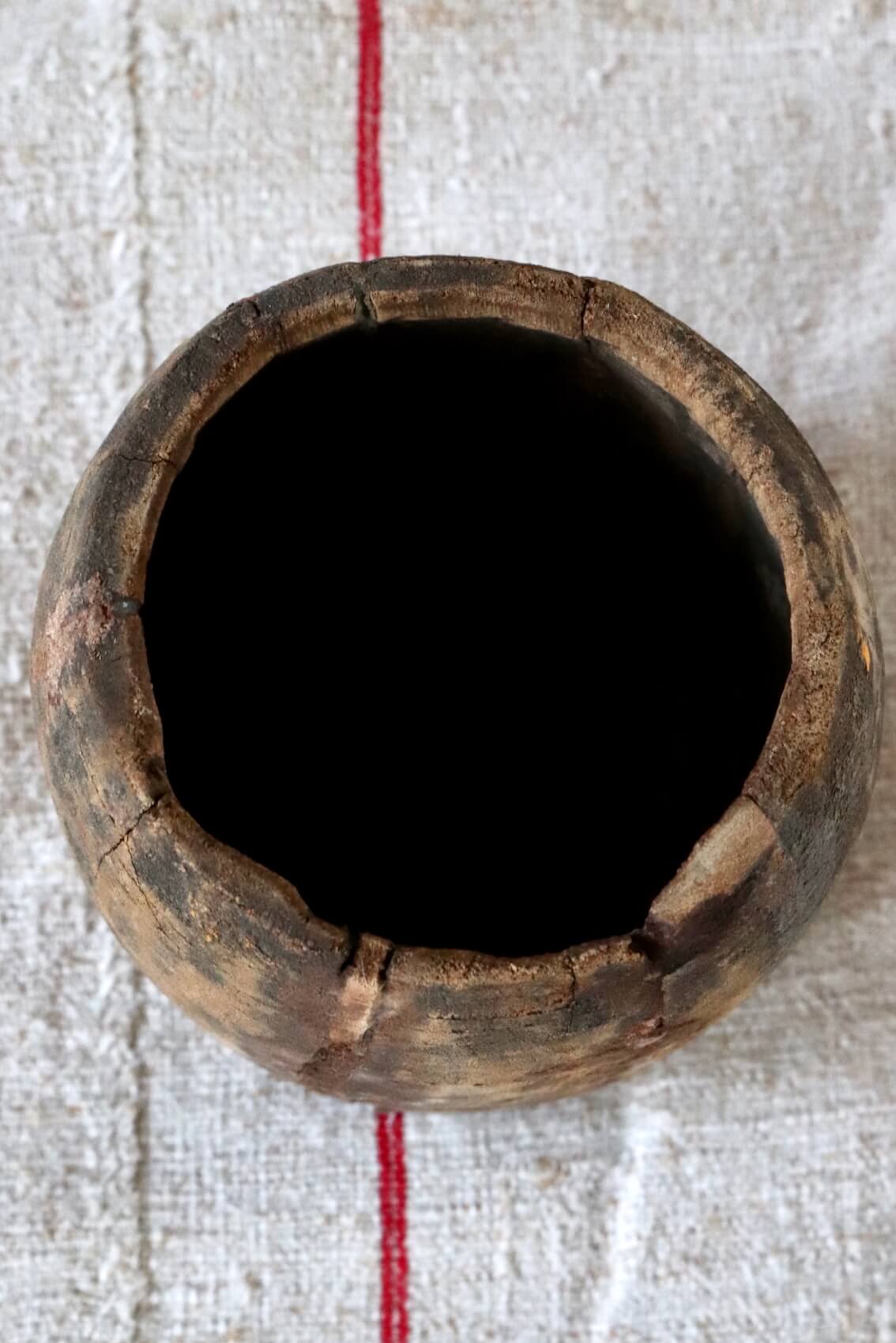 Kleiner Holztopf antik 