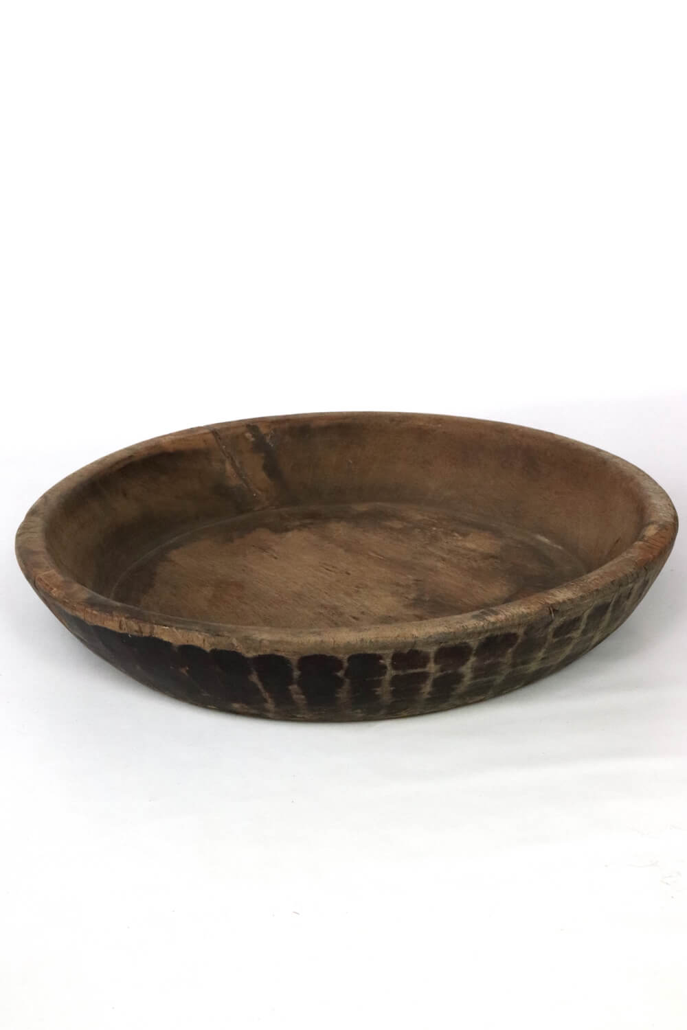 Hand-carved wooden bowl, ø 50