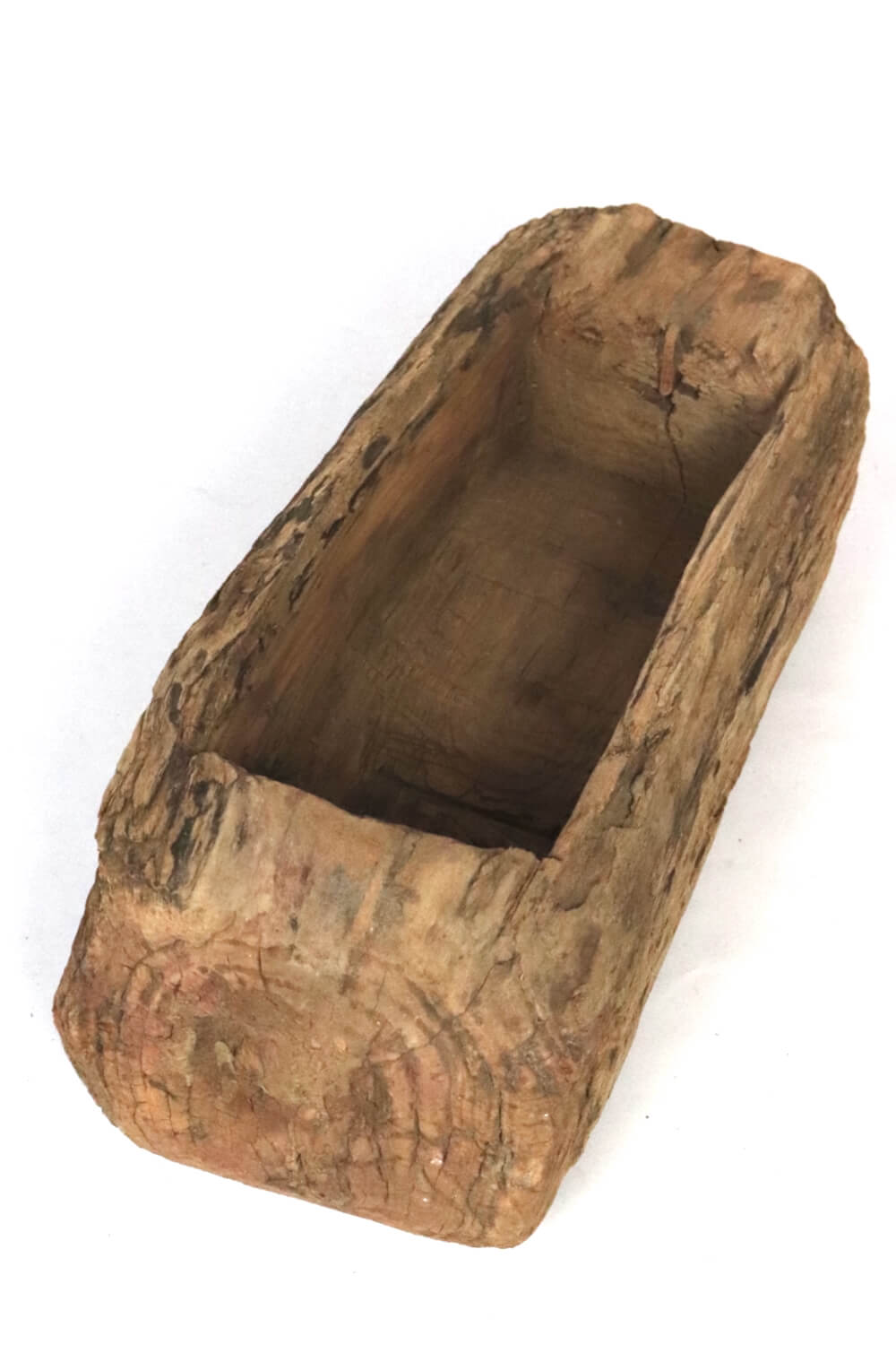Holztrog rustikal antik,10x36x14