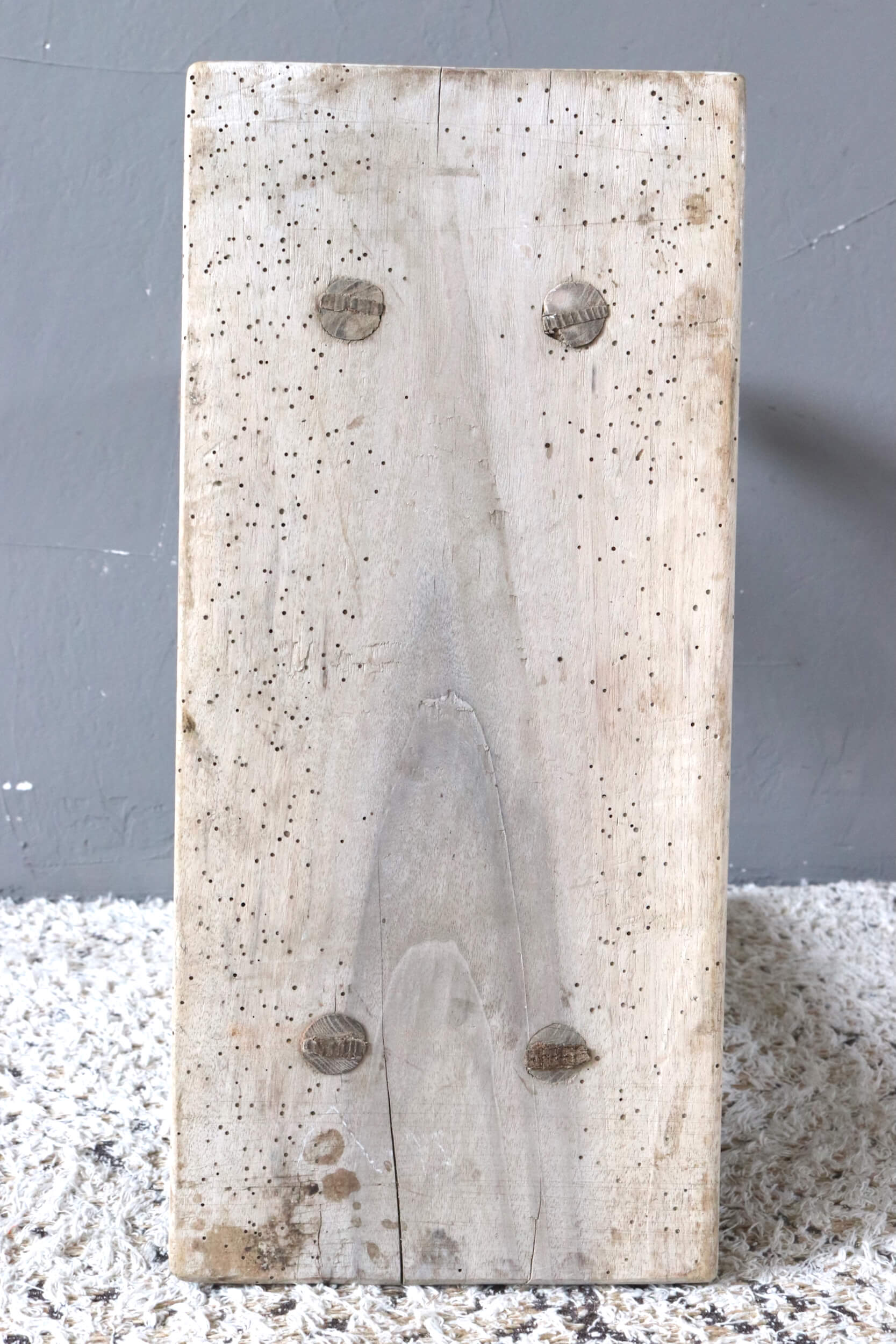 Old stool natural wood