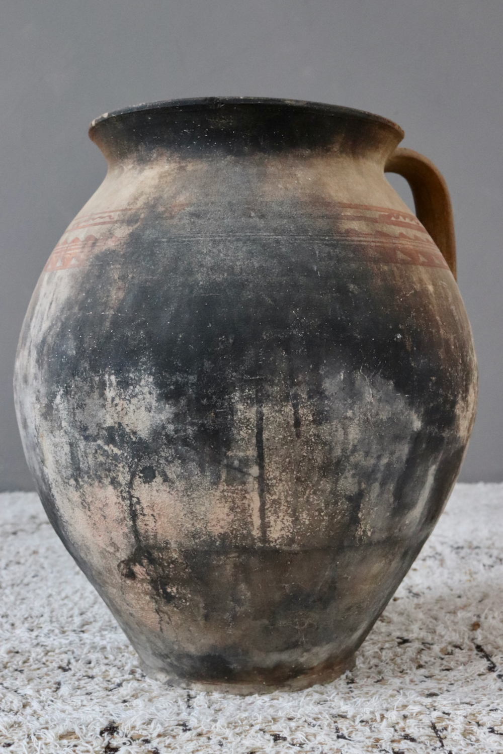 Antique terracotta jar