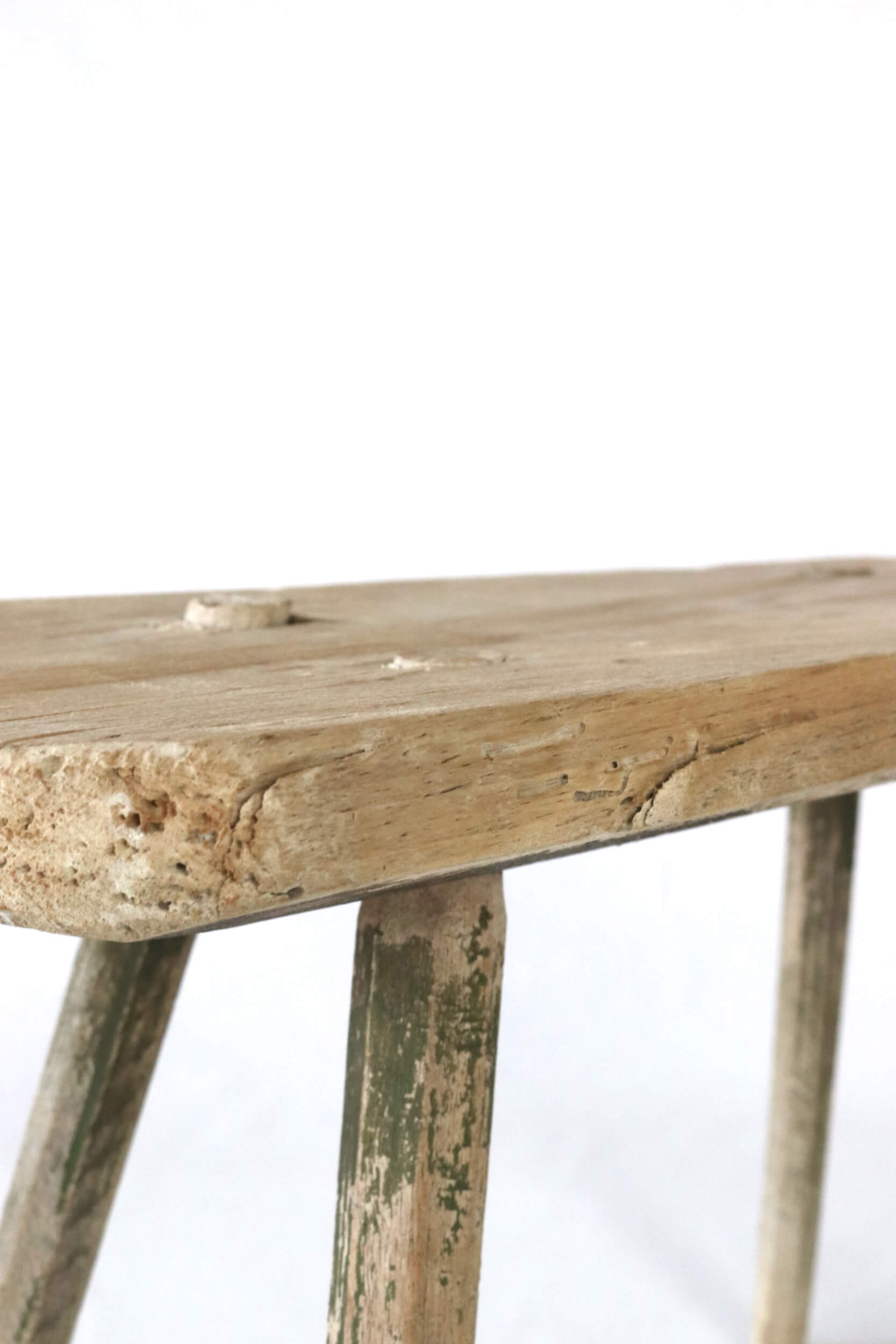 Alter Holzschemel rustikal Alter Holzschemel rustikal