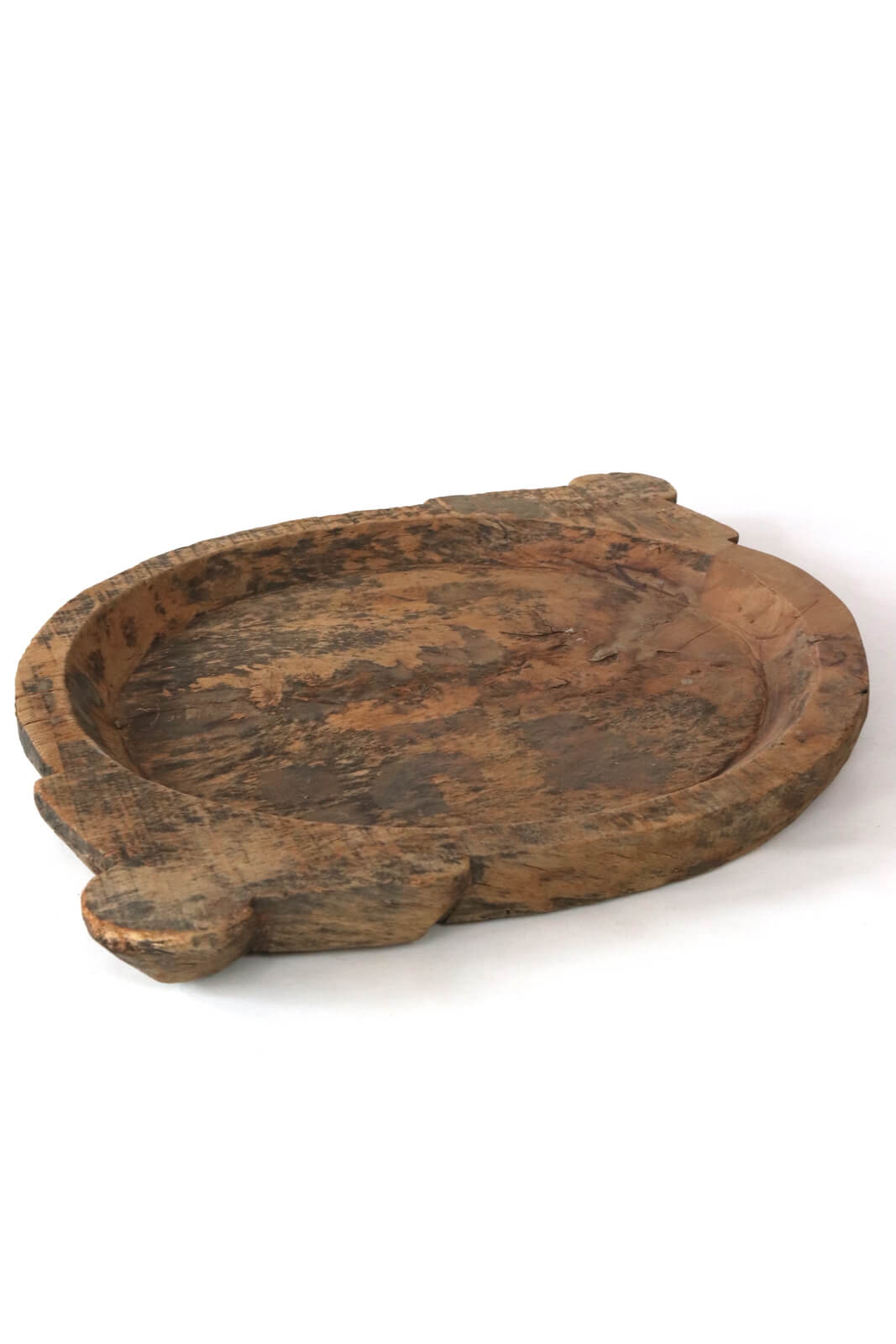 Alte Holzschale mit Ohren Indien ø42x56 Alte Holzschale mit Ohren Indien ø42x56
