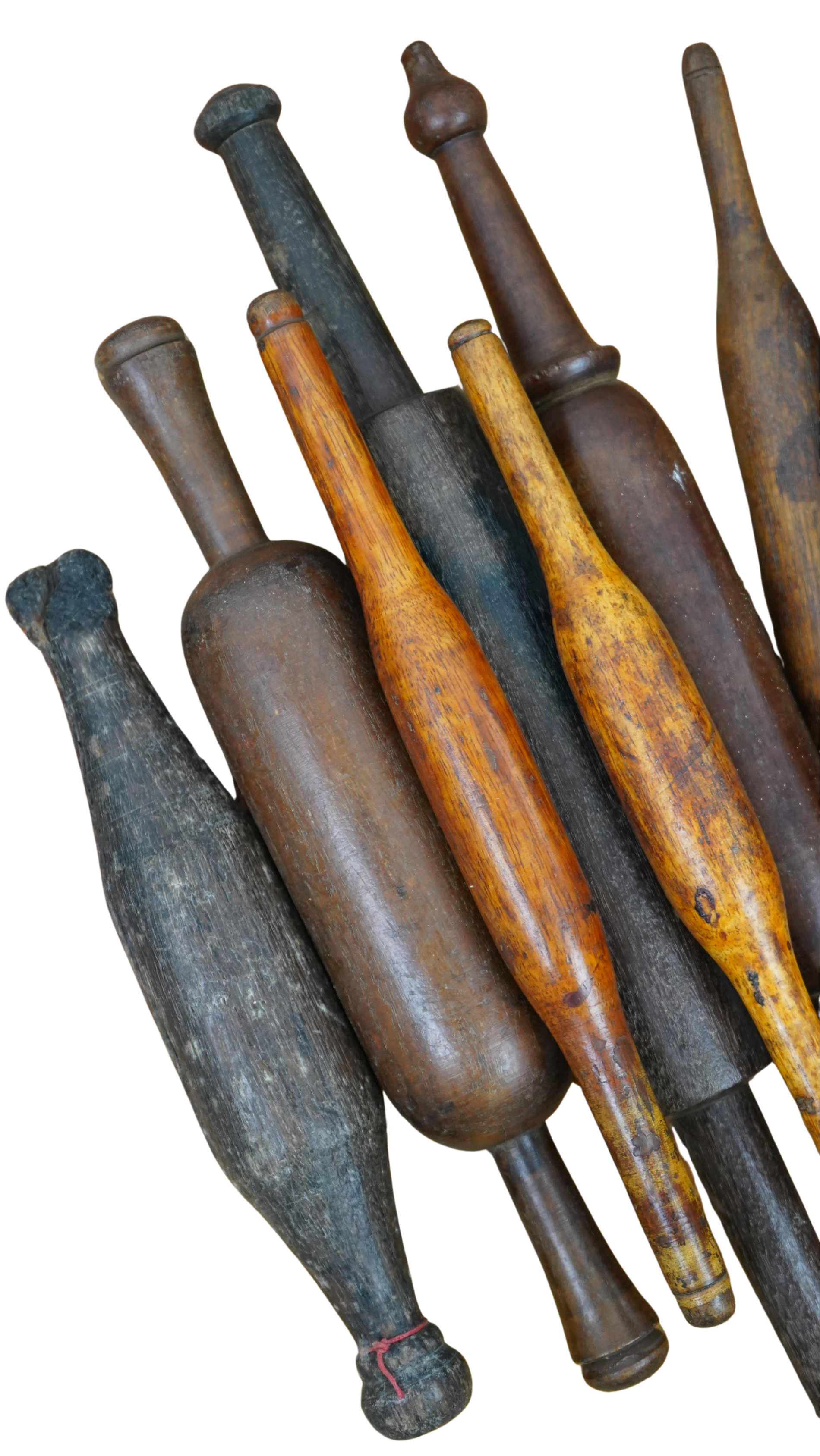 Altes Nudelholz aus Holz - historisch