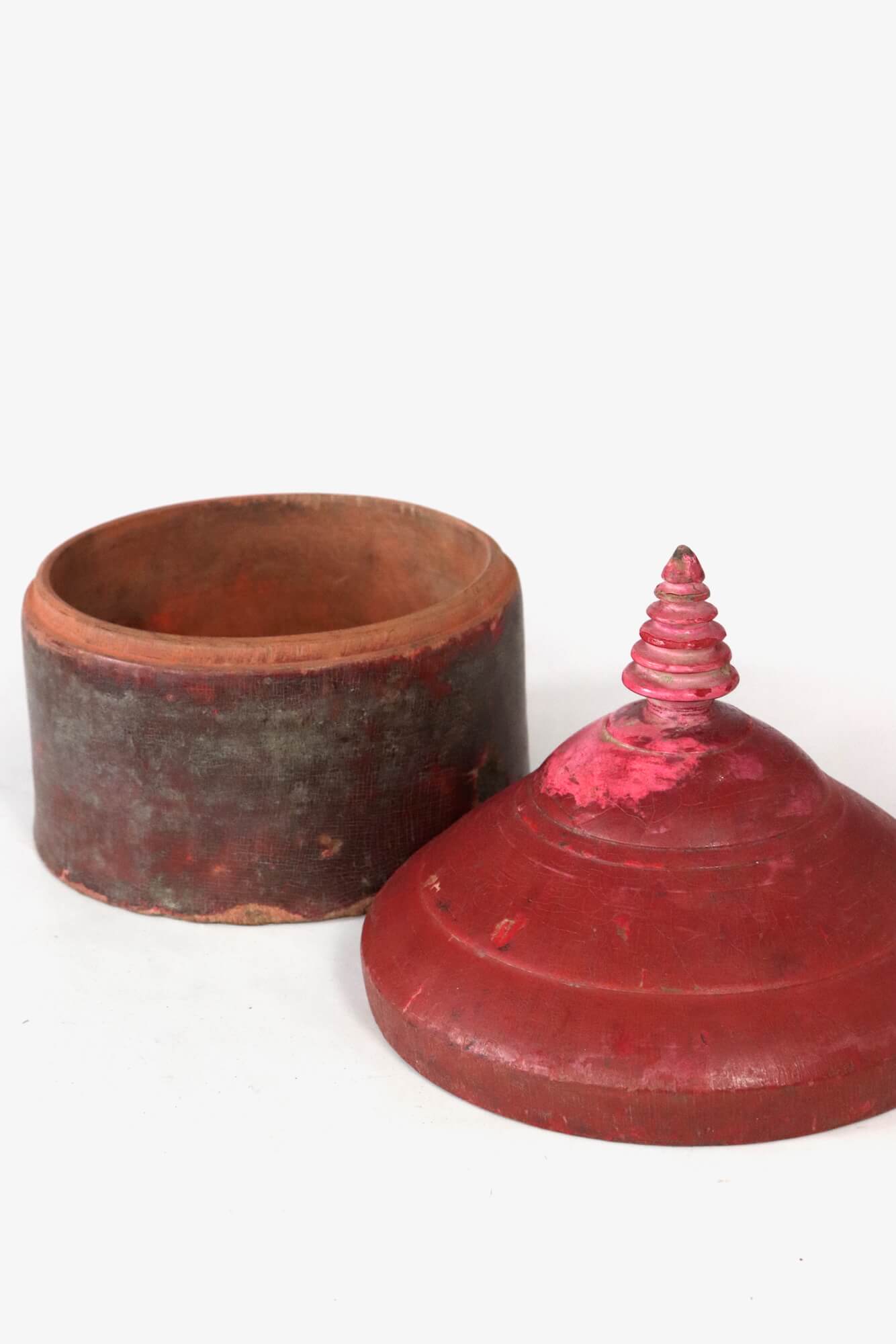 Vintage Tikka-Dose mit Deckel Indien 20xø17 Vintage Tikka-Dose mit Deckel Indien 20xø17