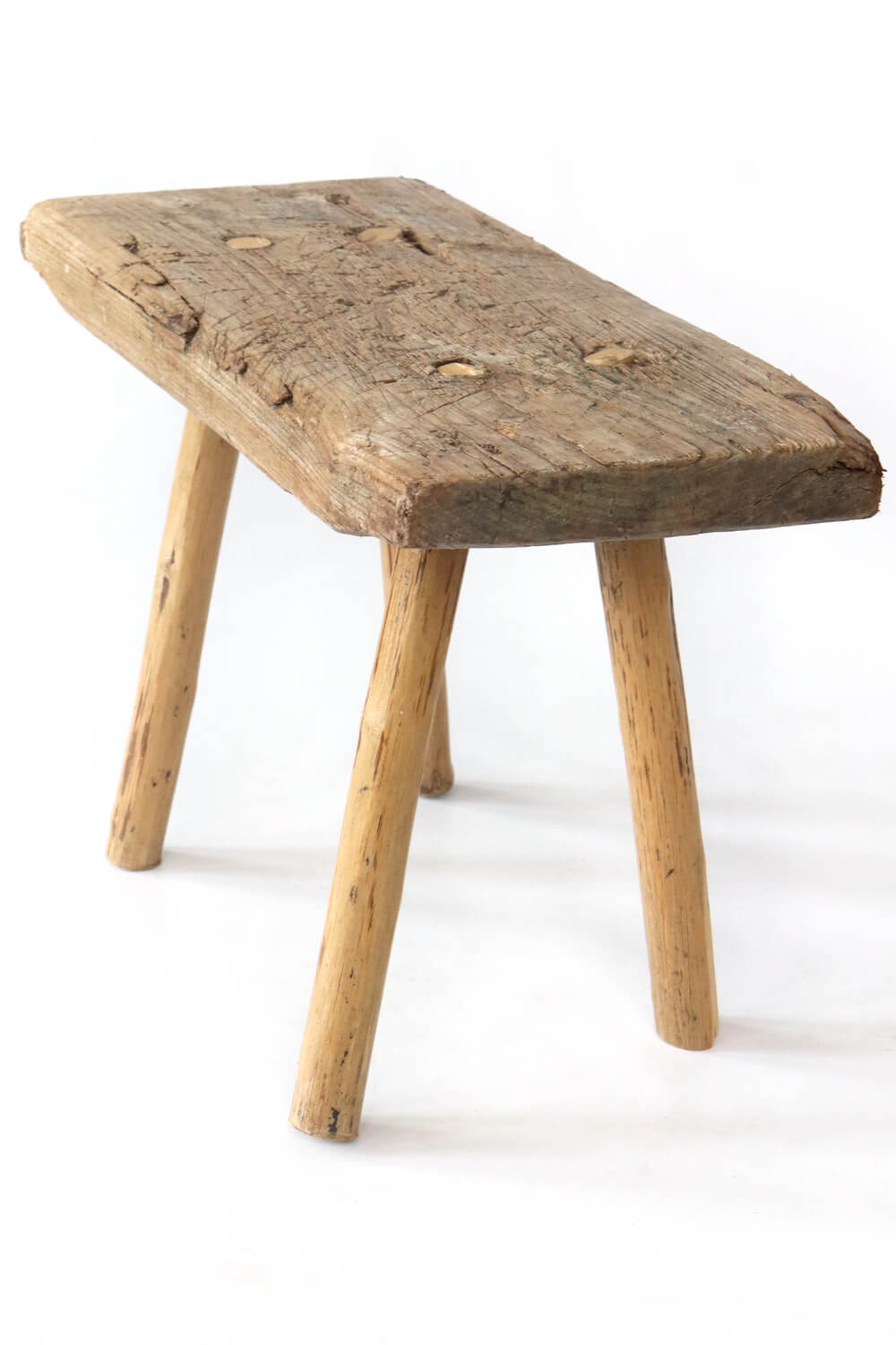 Bauernschemel mit Patina holzhocker antik rustikal