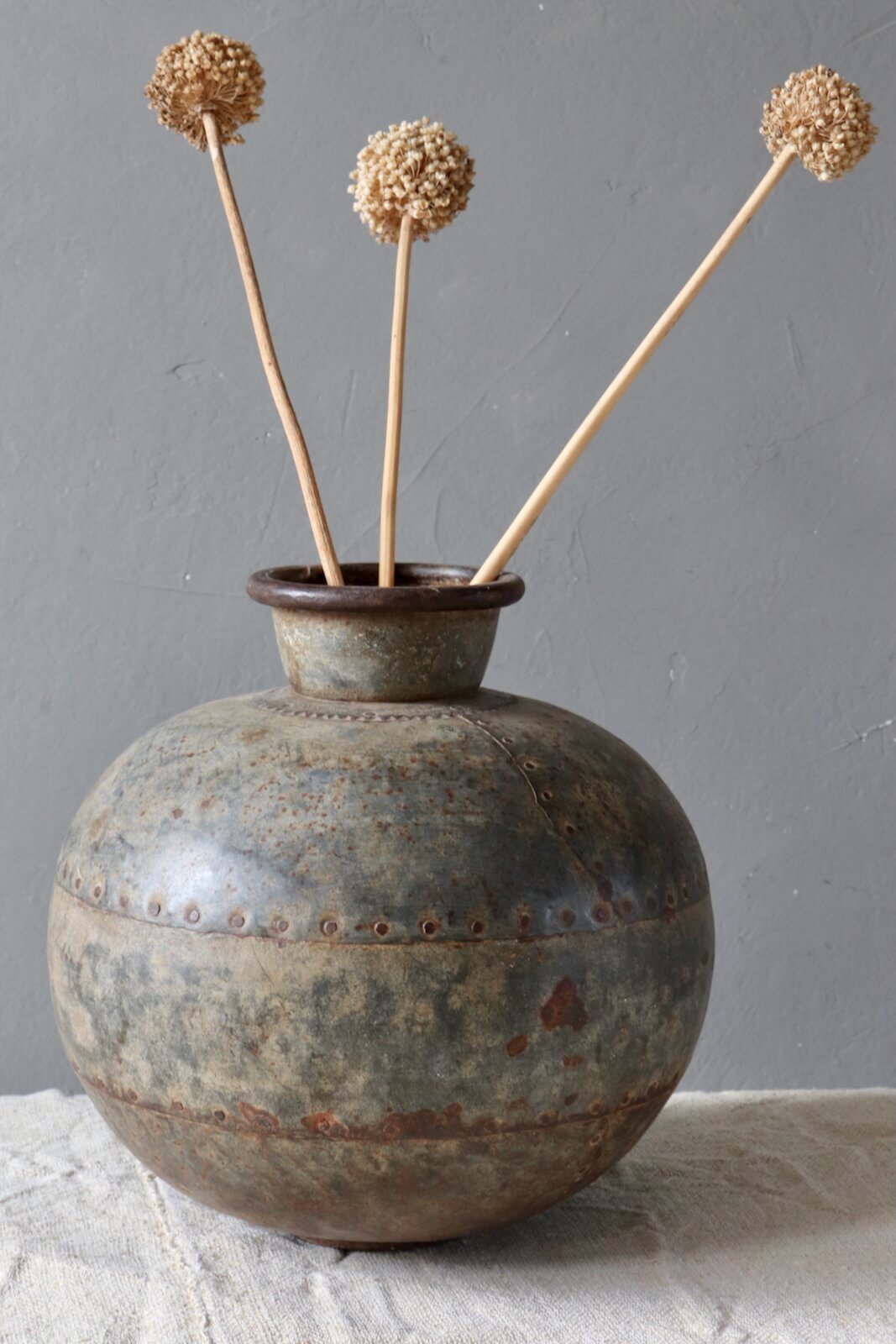 Antike Metallvase Indien