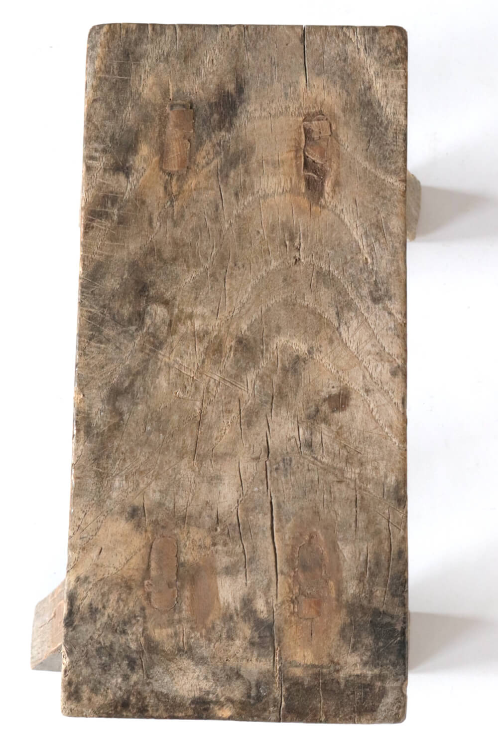 Holzschemel  antik Wabi Sabi 