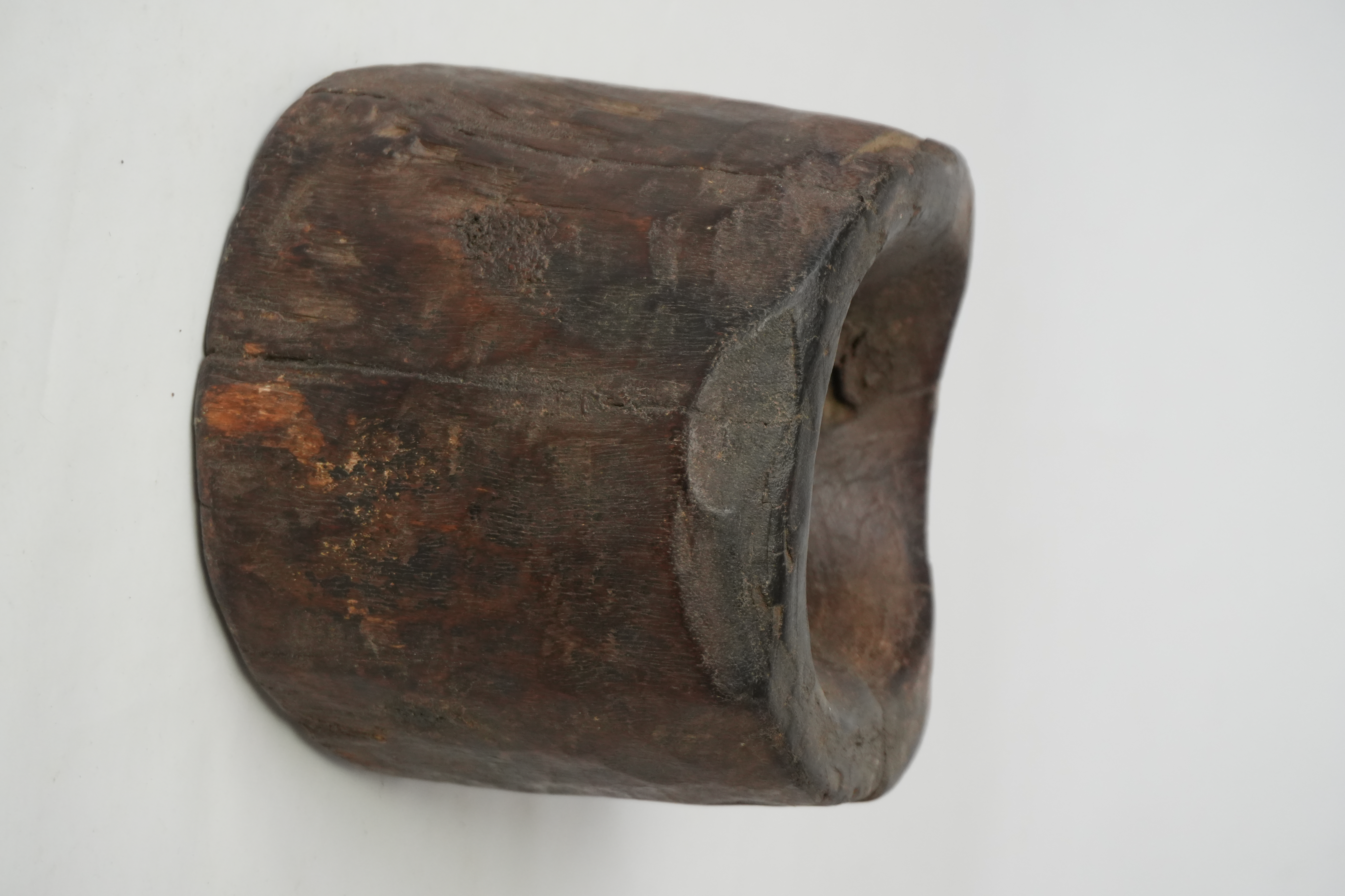 Holz-Mörser aus Indien antik