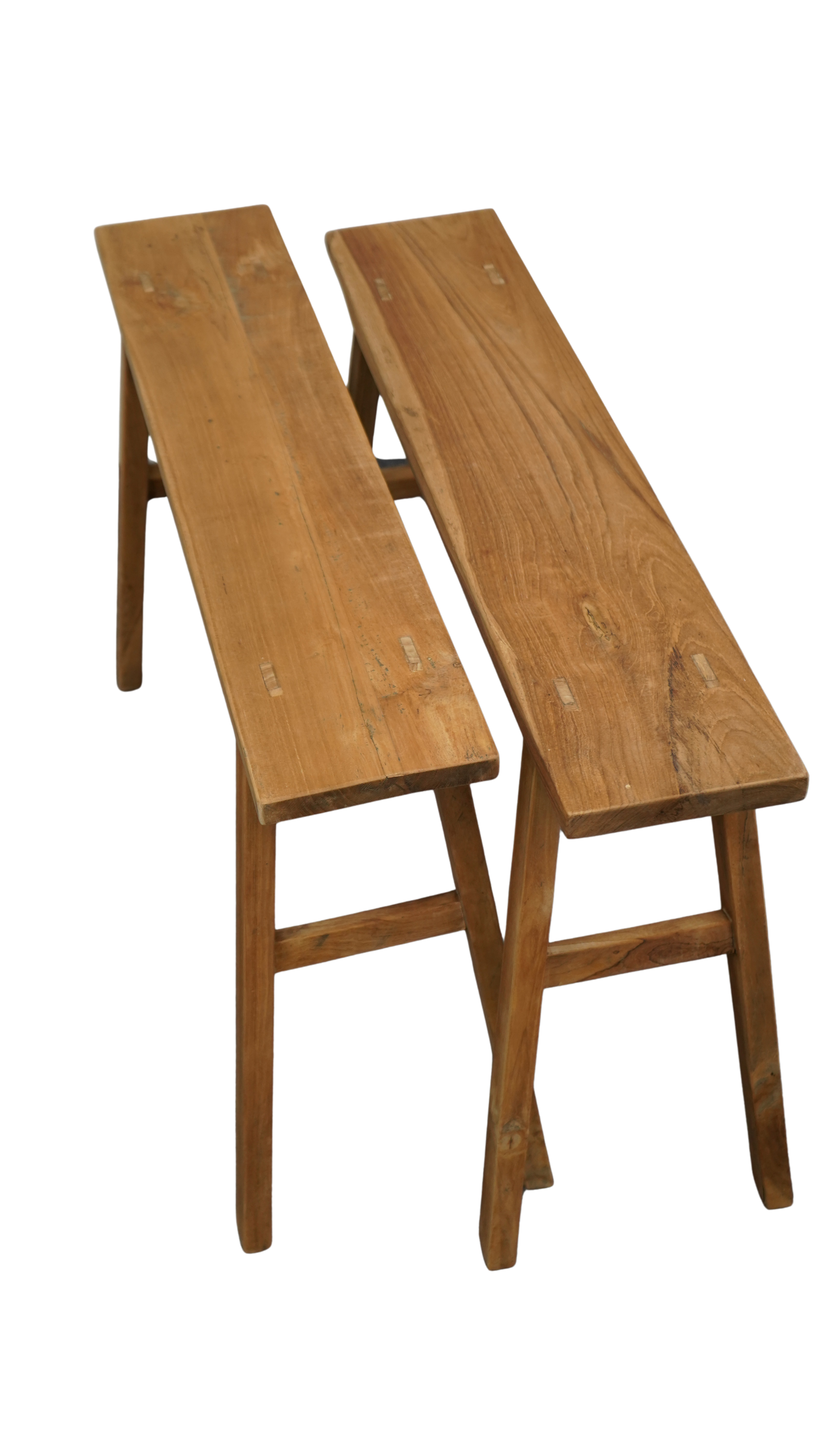 Java Bank aus altem Holz, ca. 85 cm