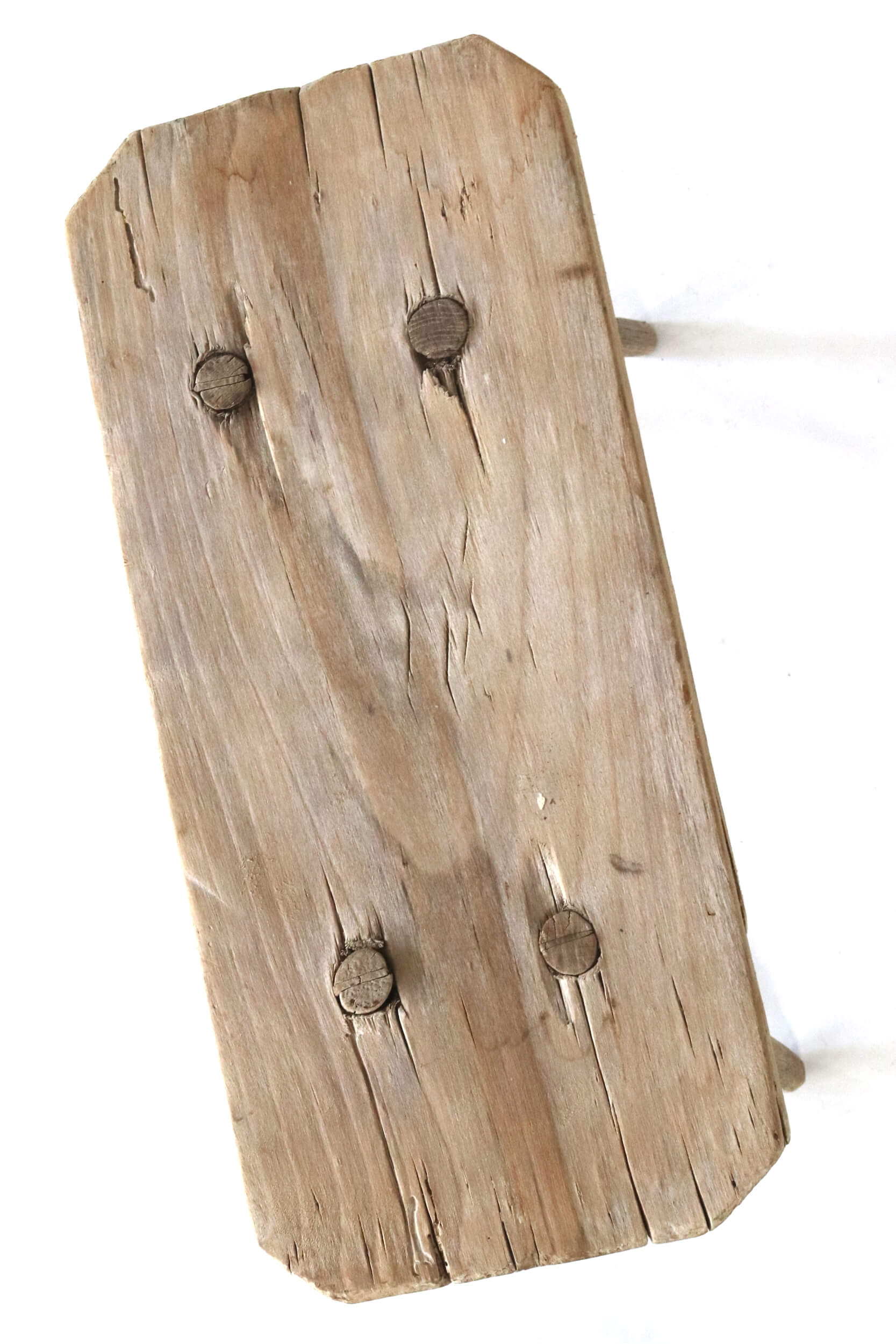 Alter Holzschemel rustikal