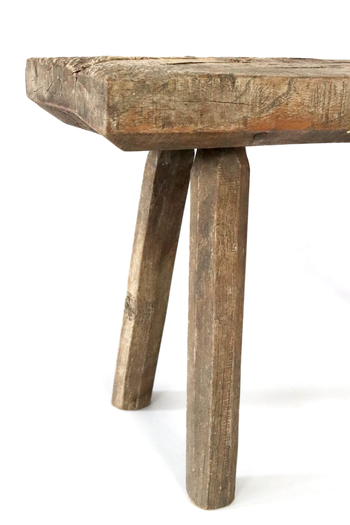 Antique rustic wooden stool Antique rustic wooden stool