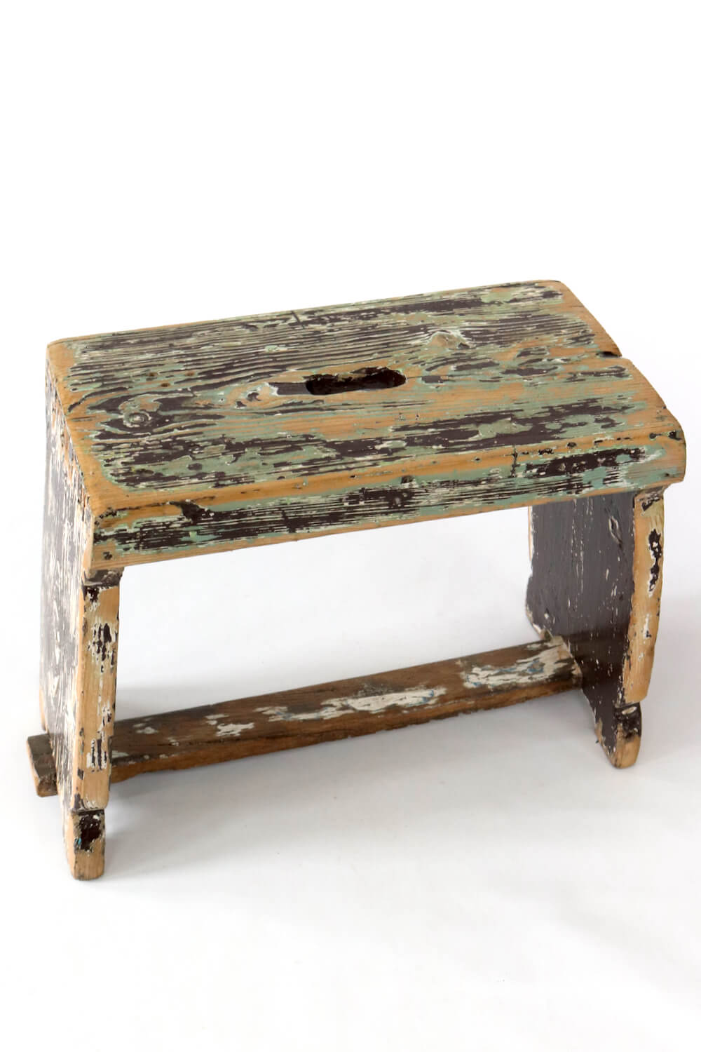 Old shabby chic stool 