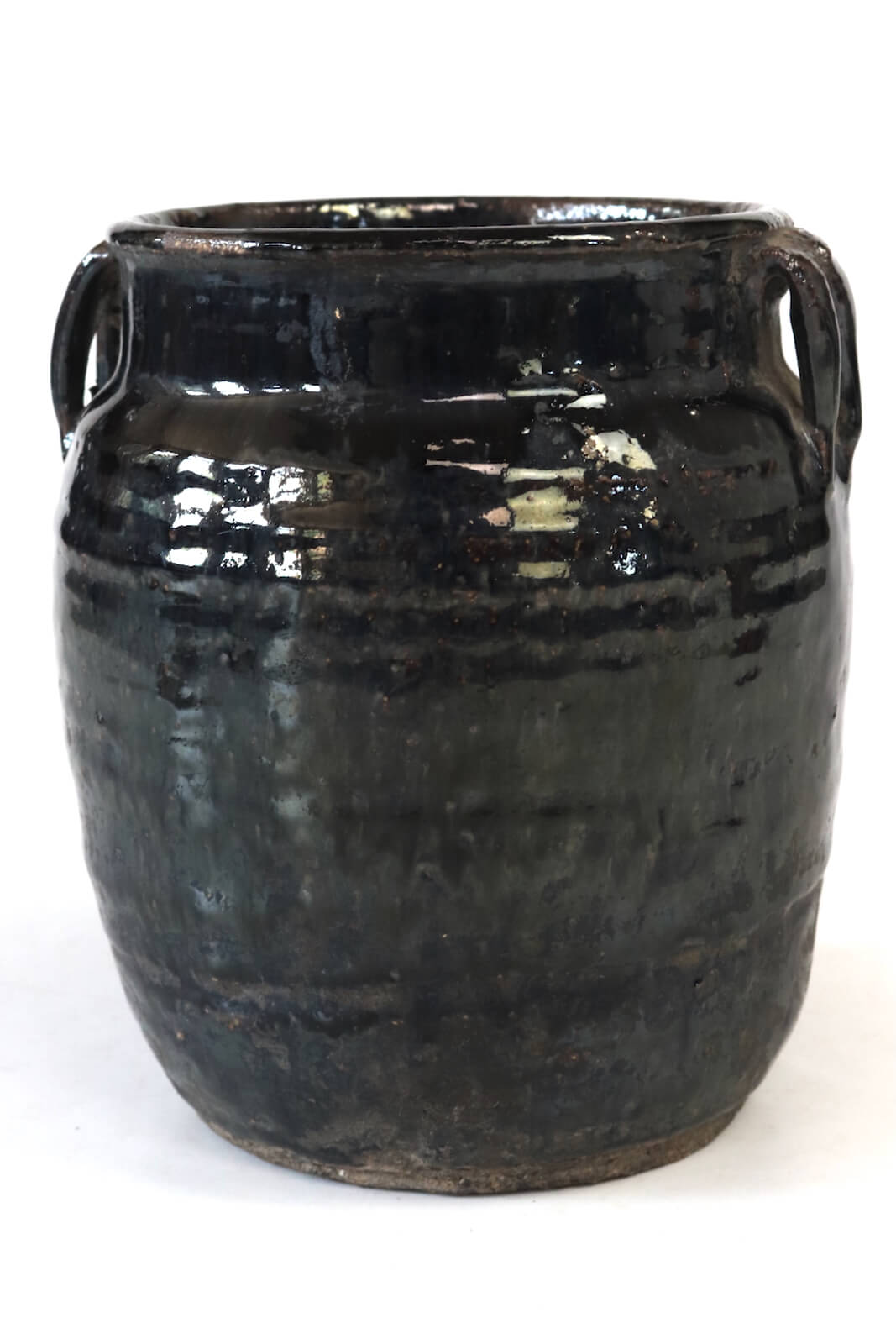 Chinesische Vase dunkel glasiert, 18xØ17 Chinesische Vase dunkel glasiert, 18xØ17