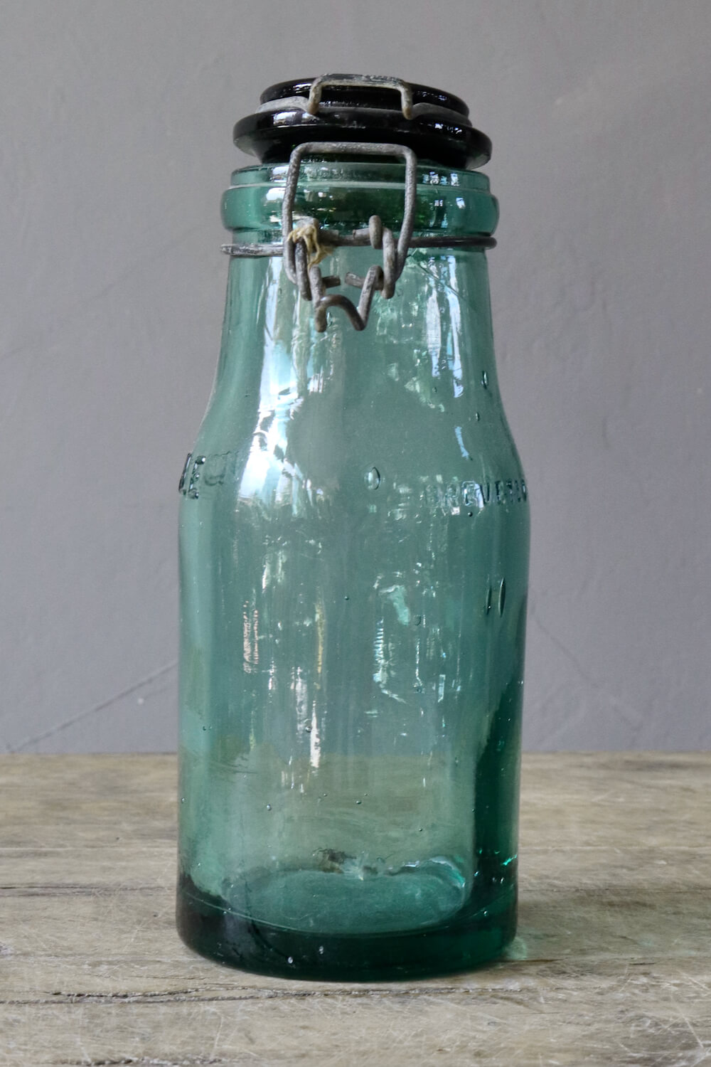 Einweckglas grün antik, 24 cm