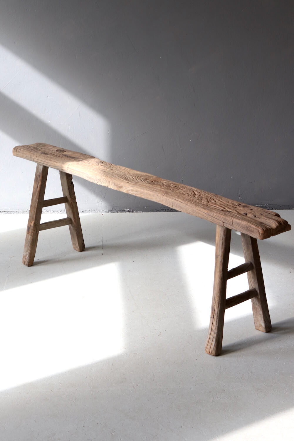 Antique  wooden bench China, 155 cm