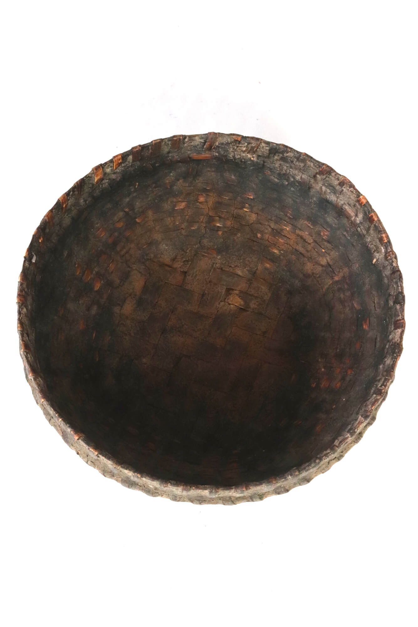 Schilfgraskorb Vintage 13xø30