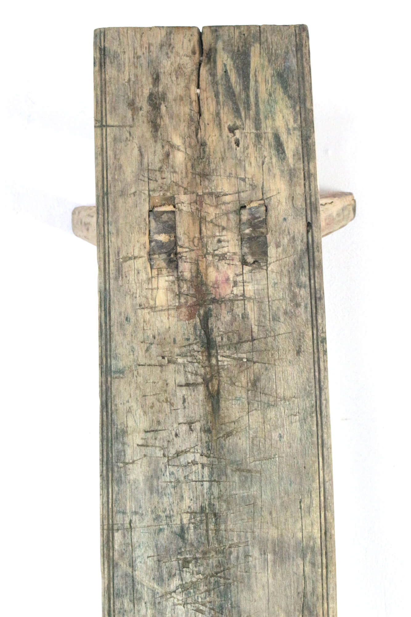 Antike Holzbank Wabi Sabi, 200 cm