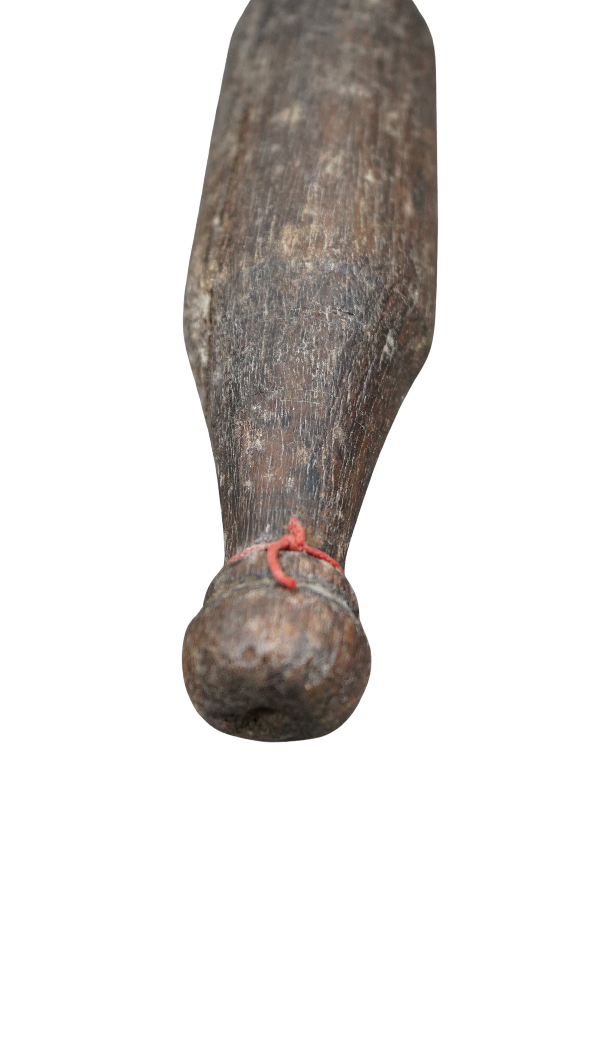 Alte Turnkeule aus Holz – historische Gymnastikkeule