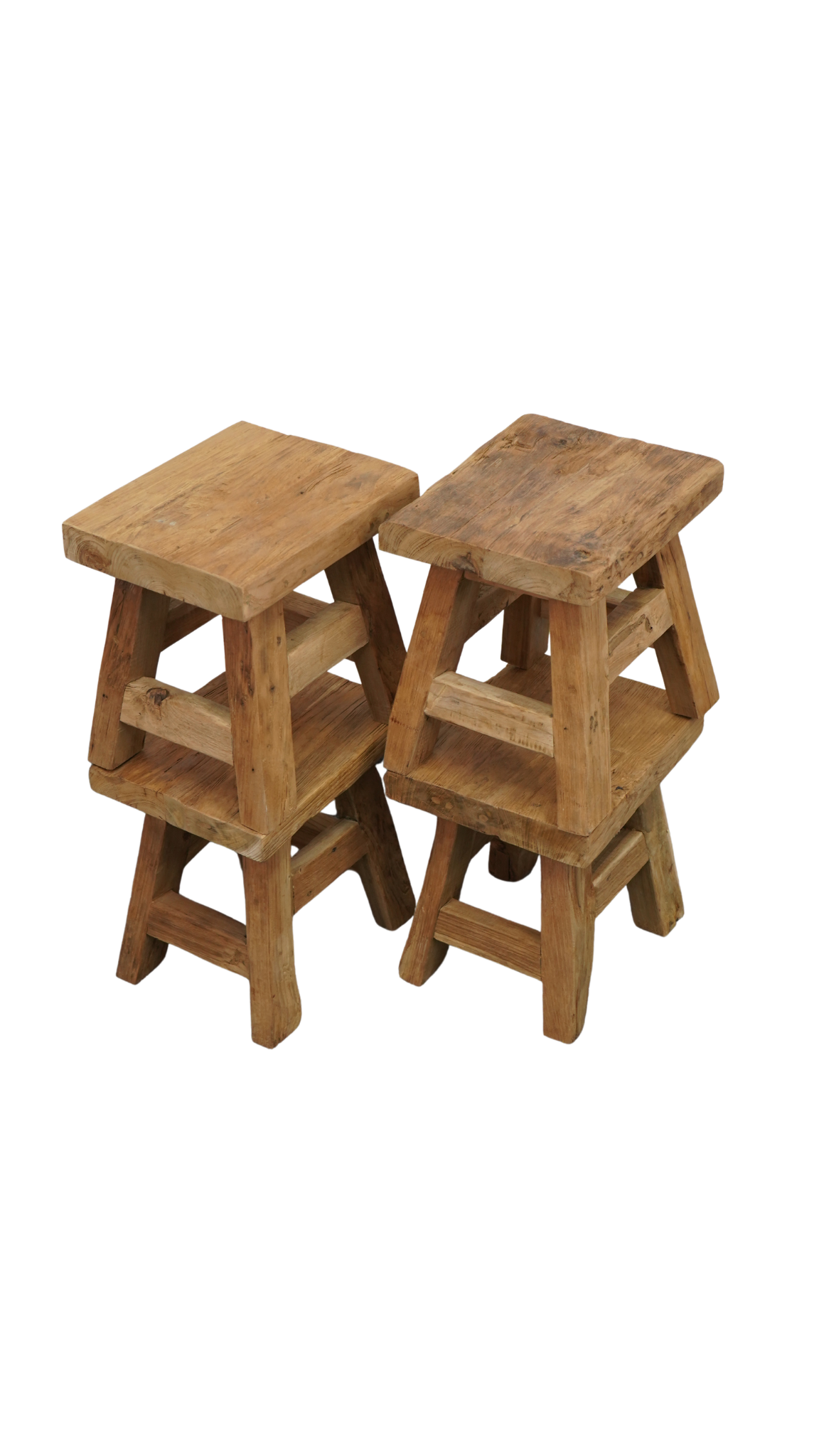 Teakholz-Hocker