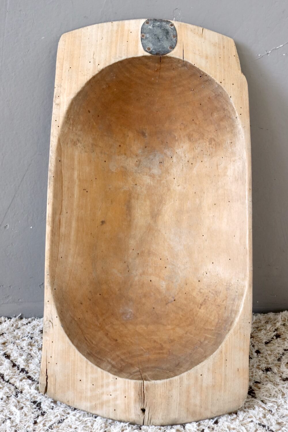 Teigmulde antik 9x50x25