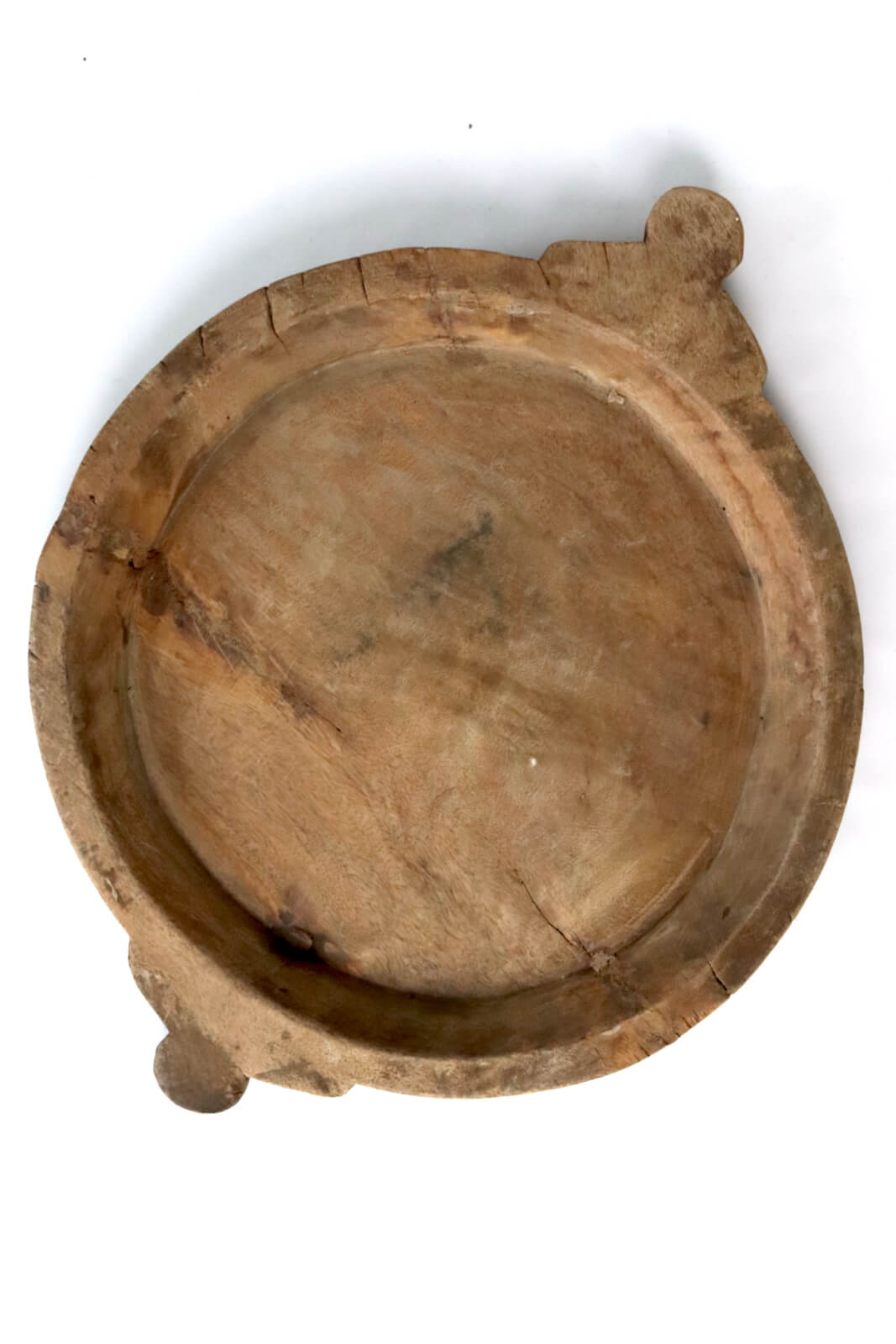 Antique bowl with ears India, Ø 42x54 cm 