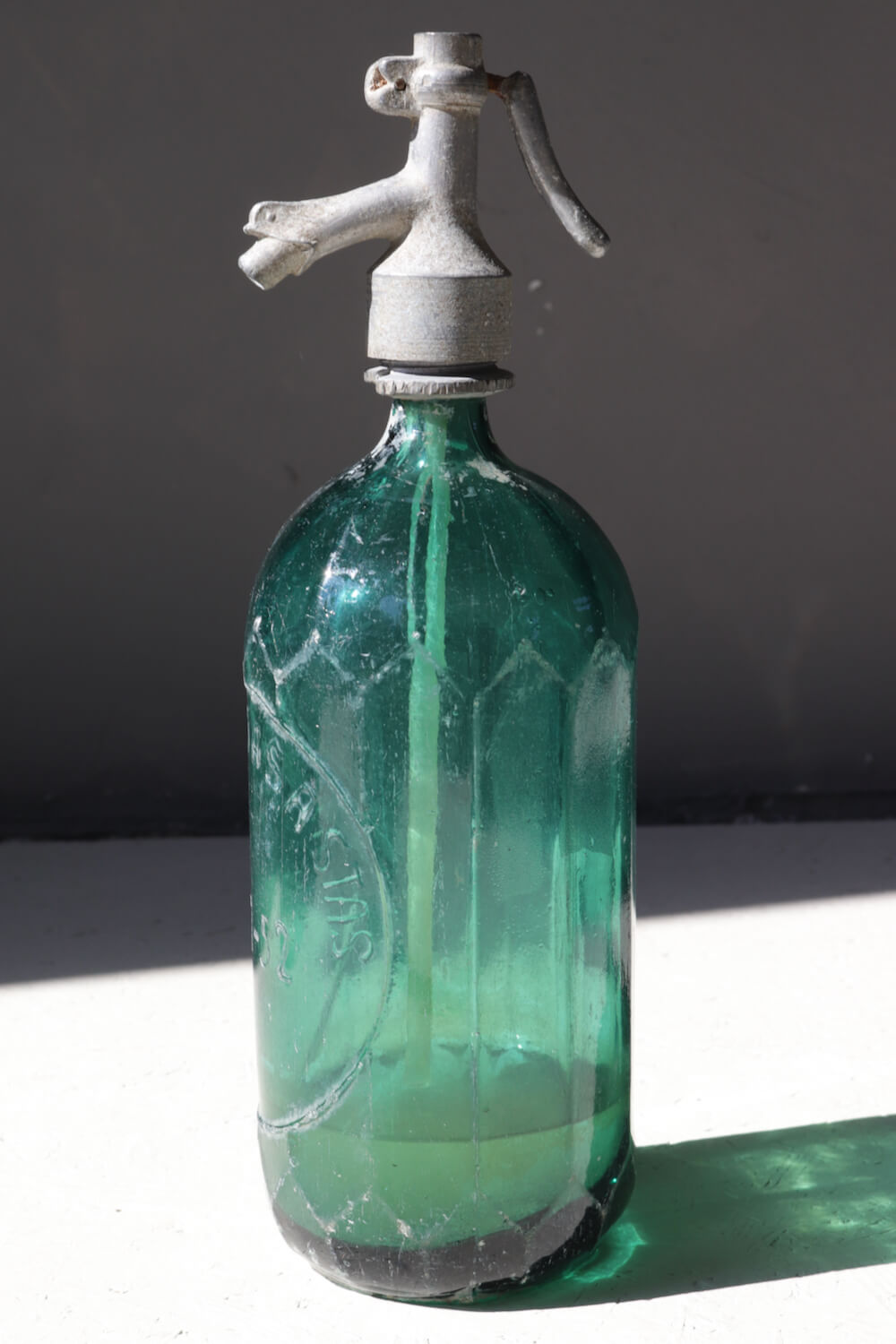 siphon flasche grün