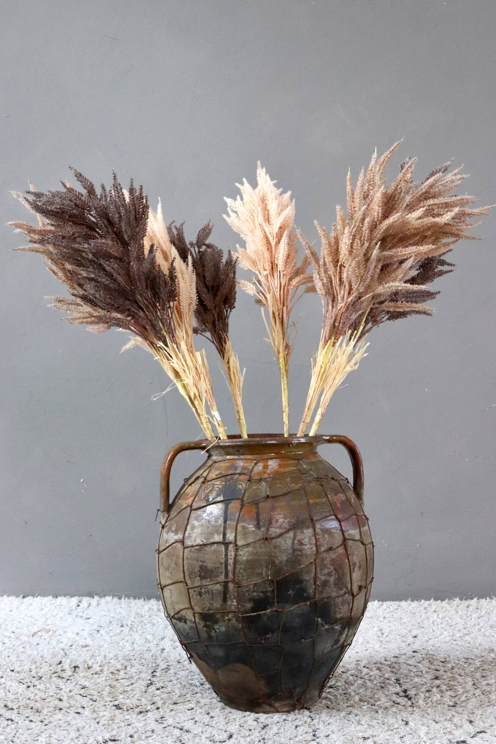 Kunstblumen Set Schilf