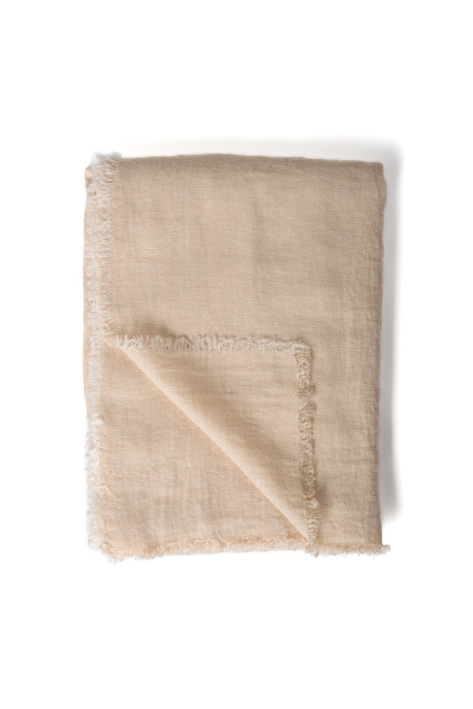 Linen curtain light pink