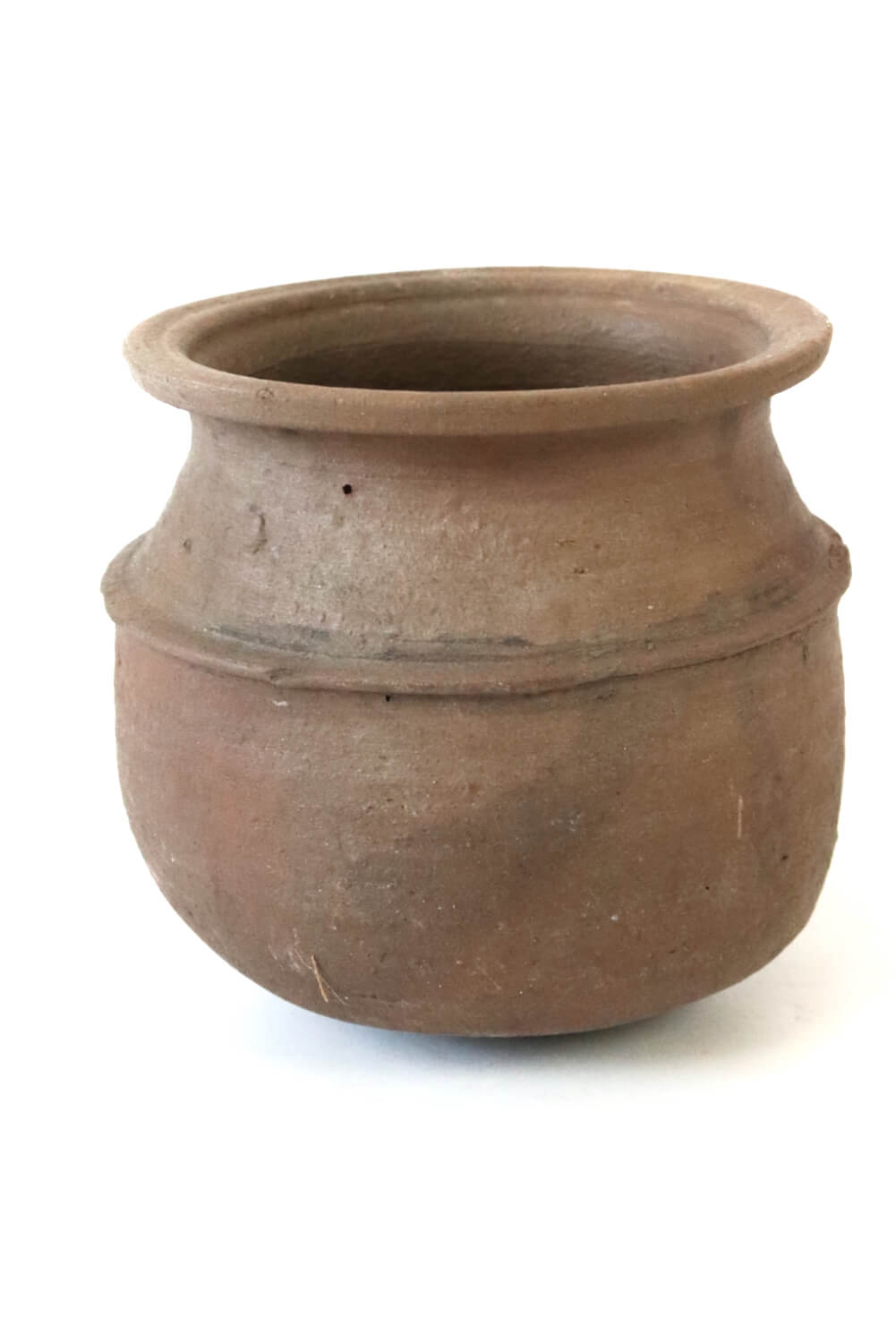 Antique clay pot, India,  10xø11