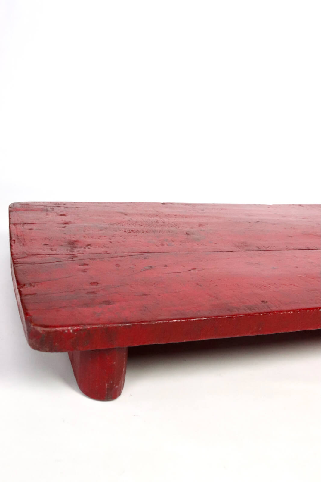 Red tray with feet