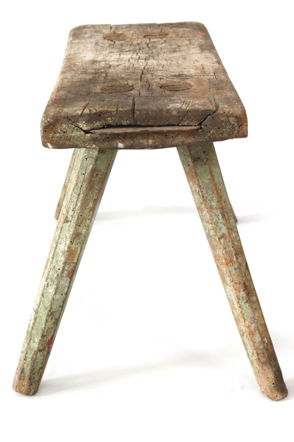 Old wooden stool rustic