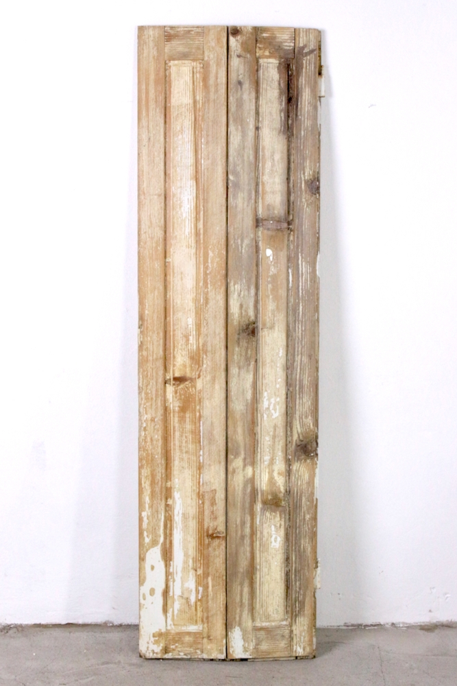 Fensterladen Holz antik, antique wooden window shutter Shabby Alter Fensterladen Holz Shabby 166x48