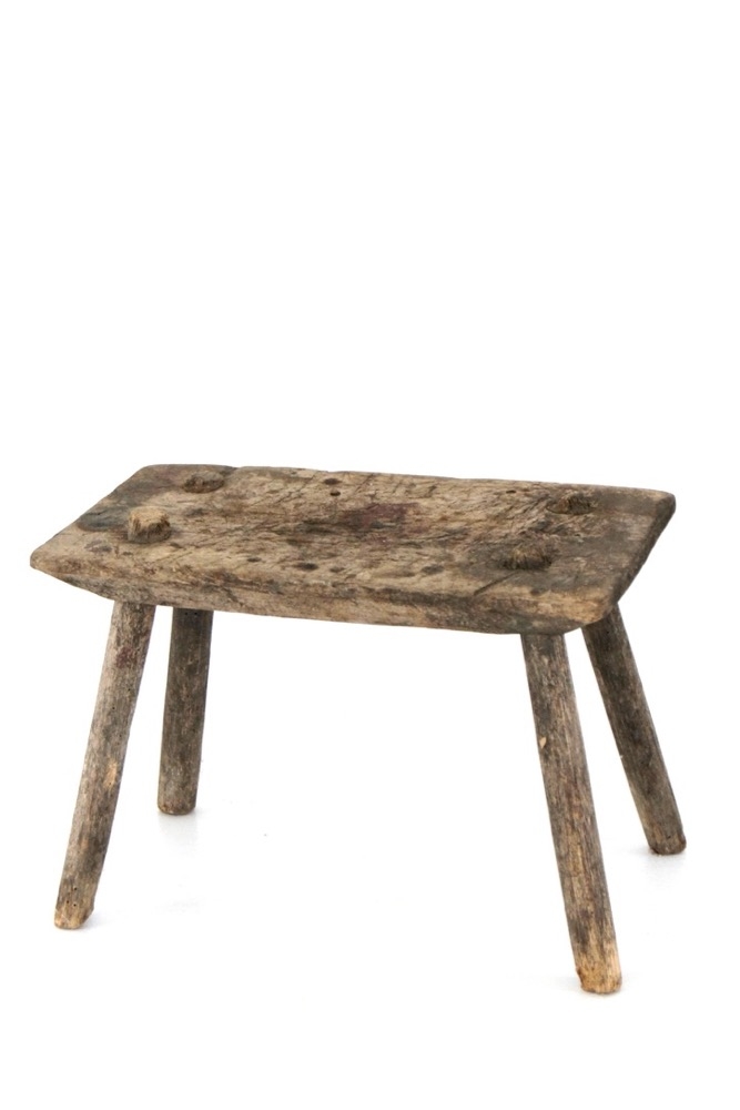 bauernschemel alt antik Alter Holzschemel rustikal