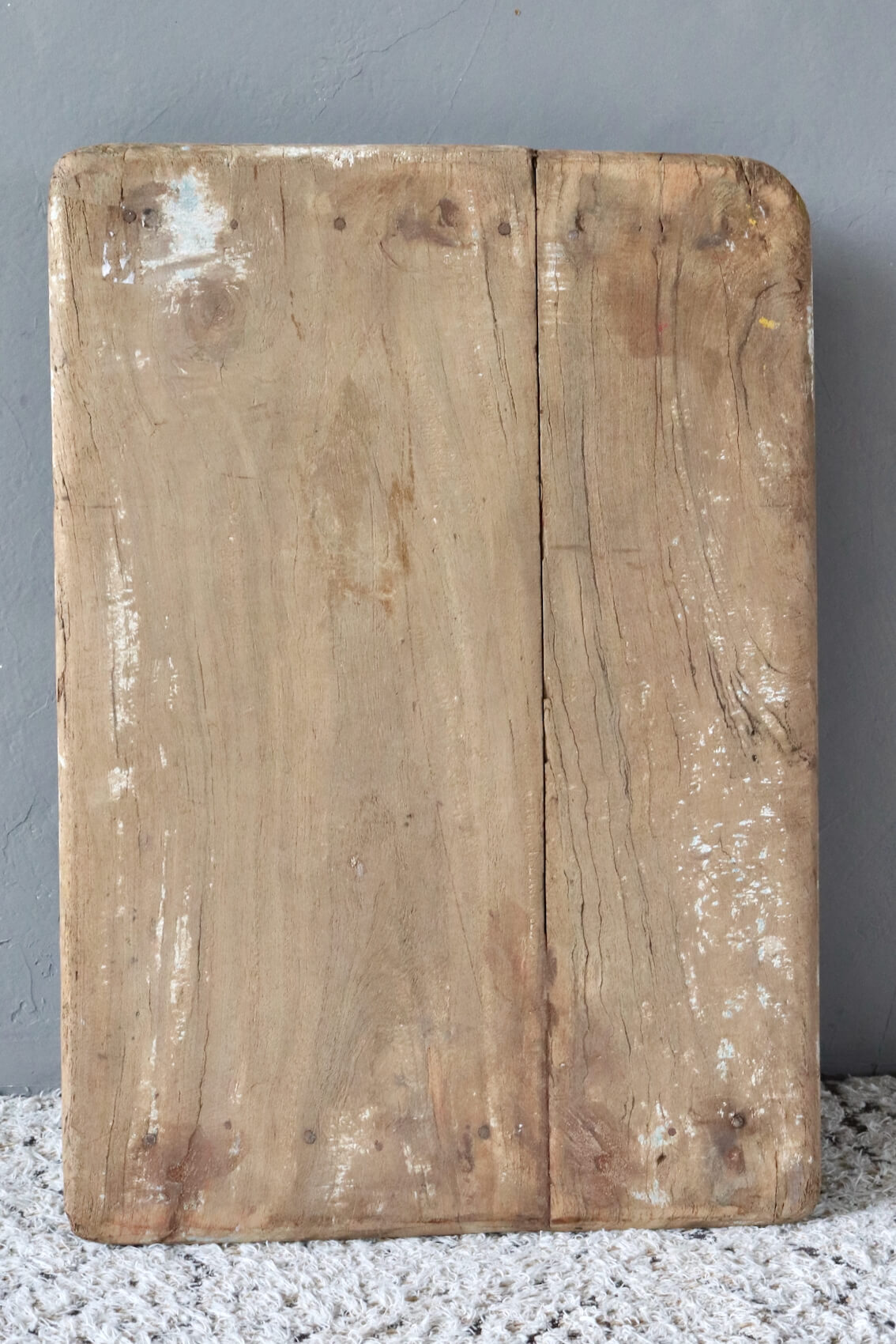 Tablett auf Füßen antik natur 55x40