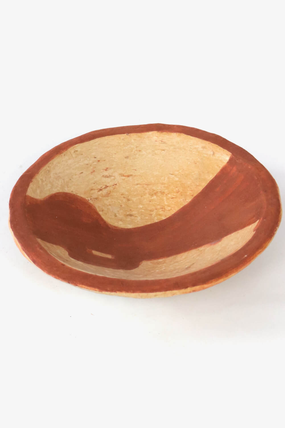 Flache Keramik Schale  handgetöpfert Tunesien ø22