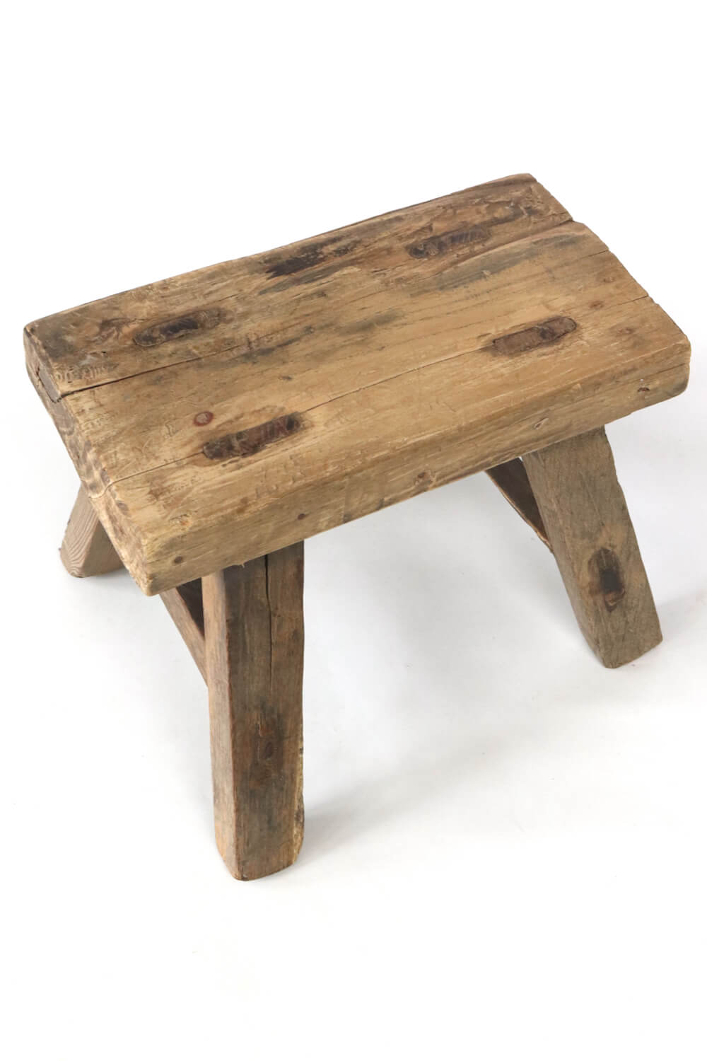 Small sturdy stool antique