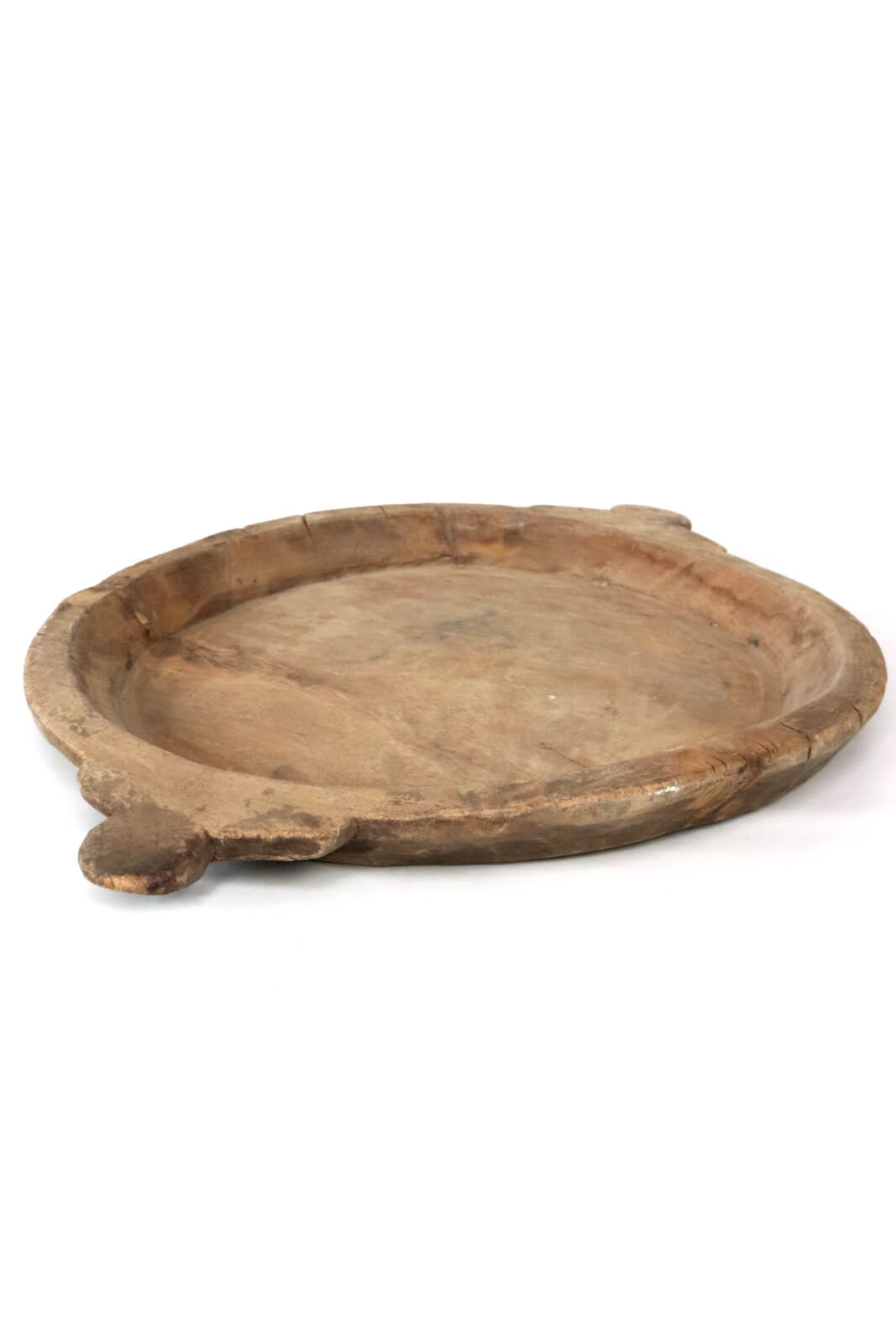 Antique bowl with ears India, Ø 42x54 cm 