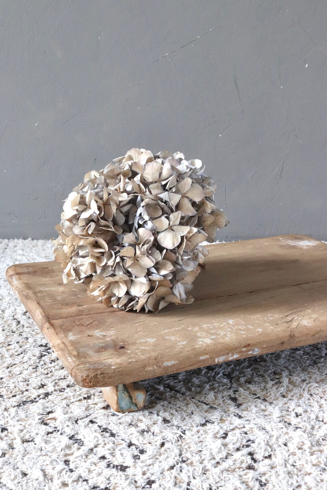 Tablett auf Füßen antik natur 55x40