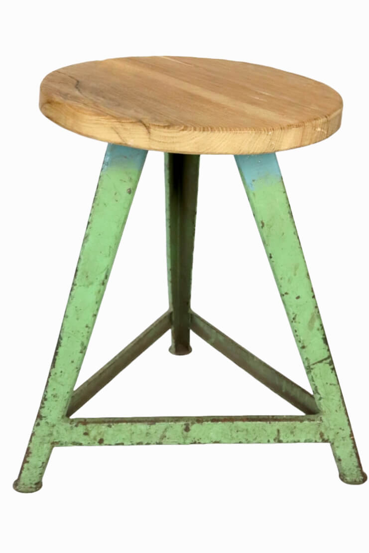 Vintage industrial stool