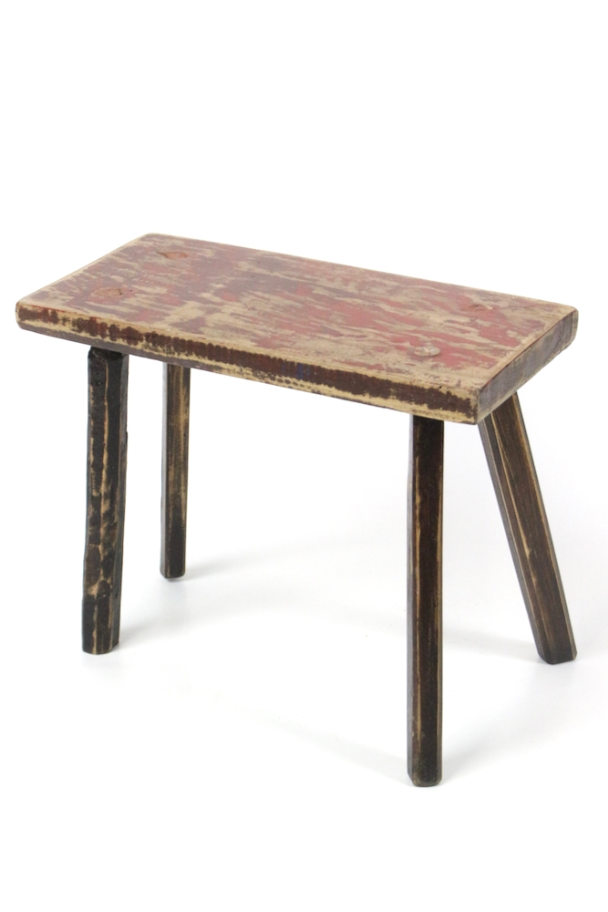 Holzhocker antik alt rustikal, alter bauernschemel, small sturdy stool, antique rustic stool, schemel aus holz, wooden stool, alter holzschemel, melkschemel, kleine schlachtbank Holzschemel rustikal, antik