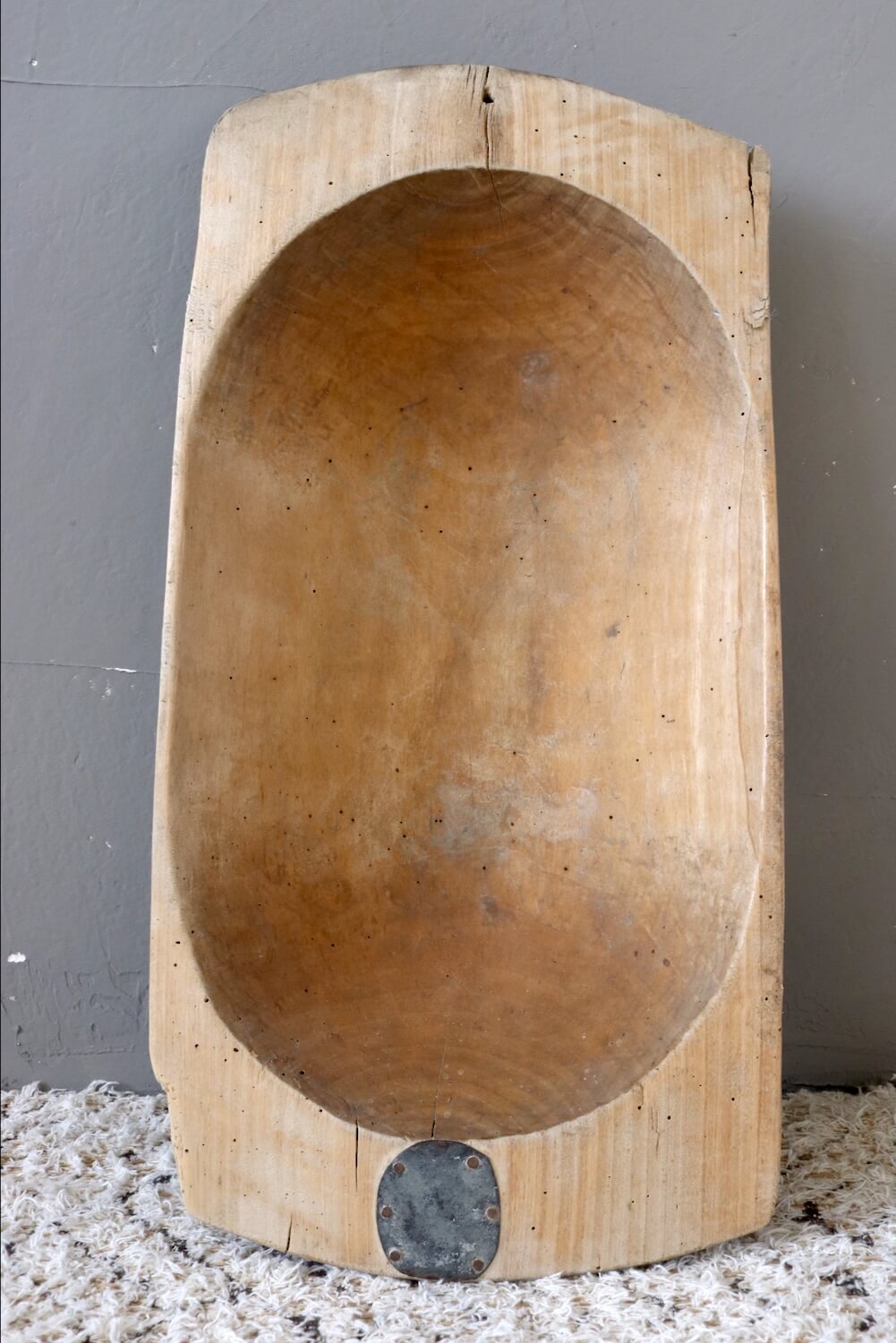 Teigmulde antik 9x50x25