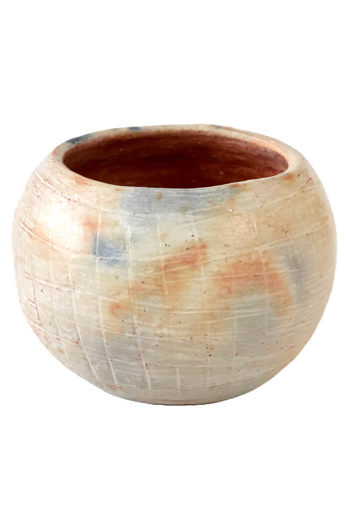 keramik topf beige natur