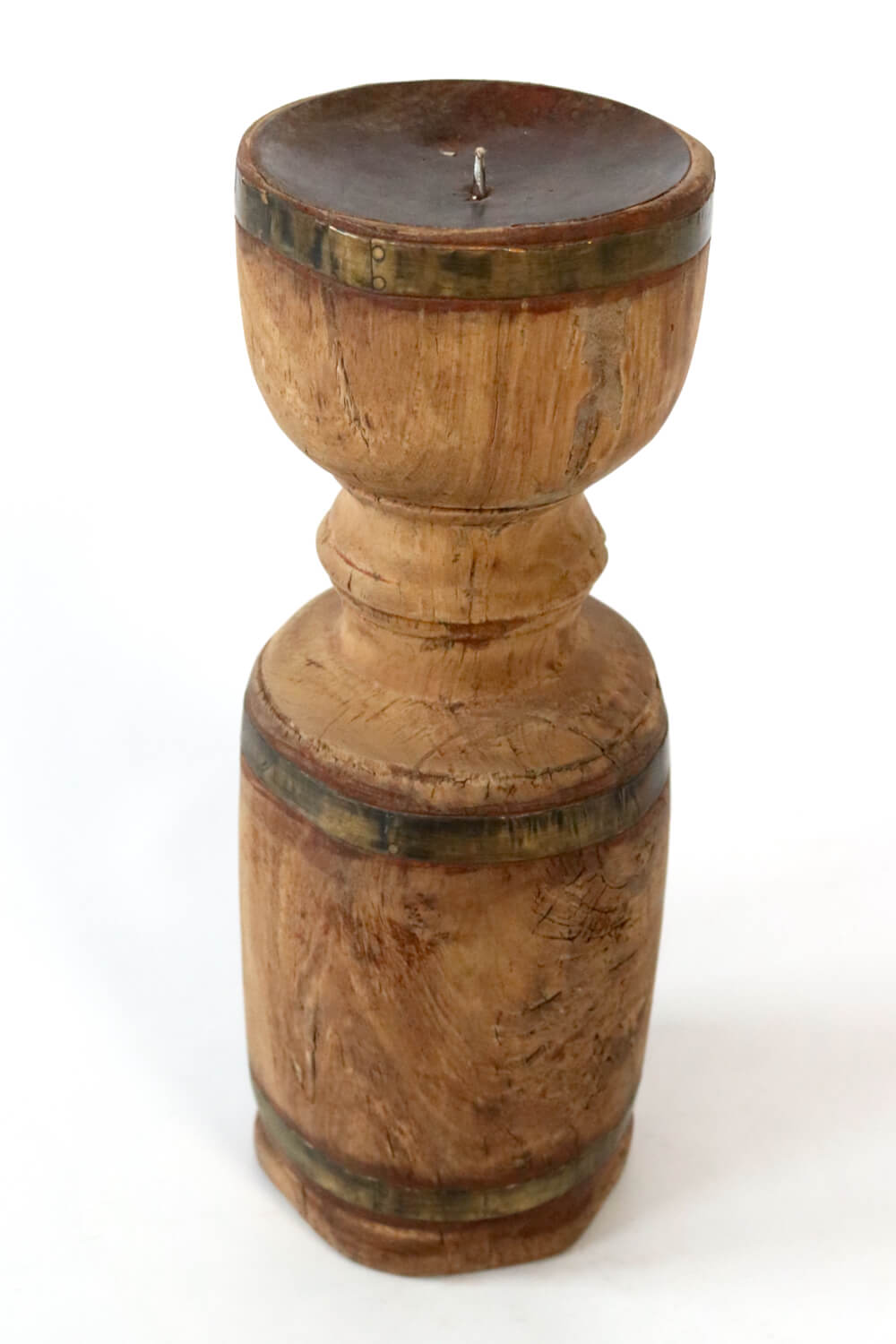 wooden candle stick