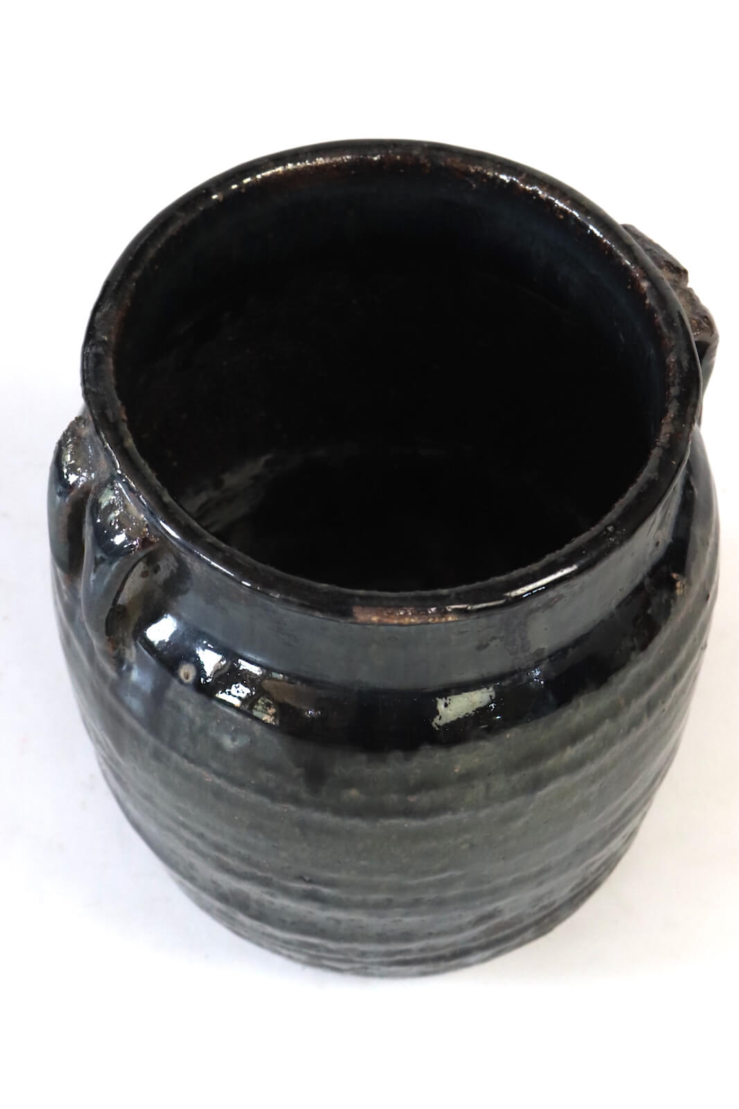 Chinesische Vase dunkel glasiert, 18xØ17 Chinesische Vase dunkel glasiert, 18xØ17