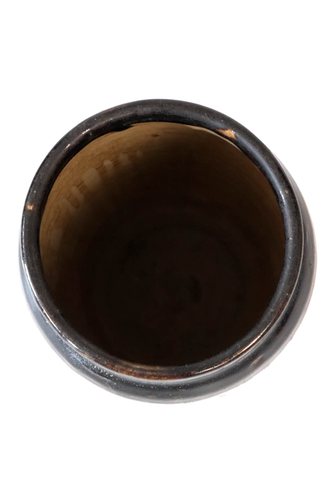 Antique black ceramic pot China, 19xø17 Antique black ceramic pot China, 19xø17
