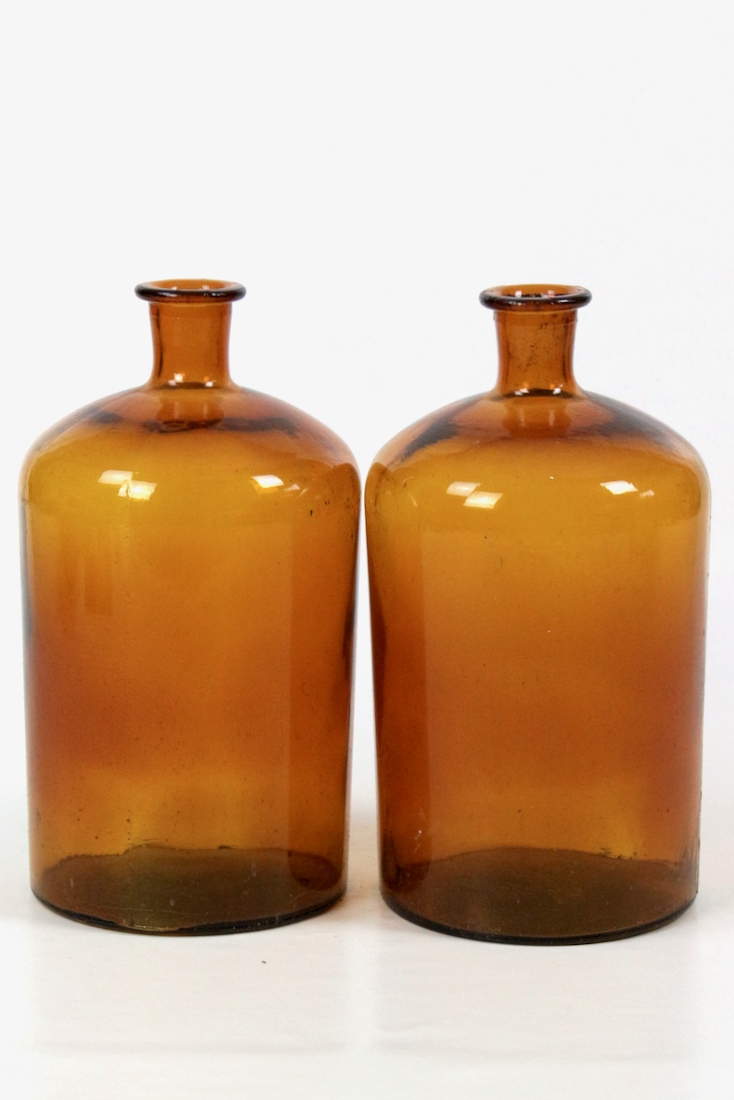 apothekerglas vintage braun 5 liter Altes Apothekerglas 5 Liter braun