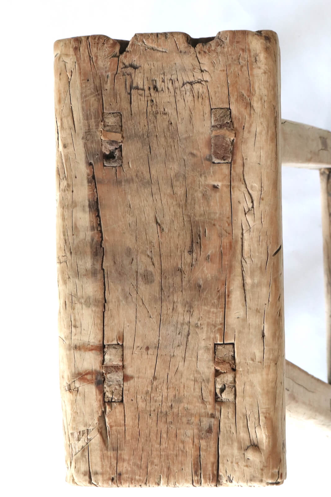 Rectangular wooden workers stool