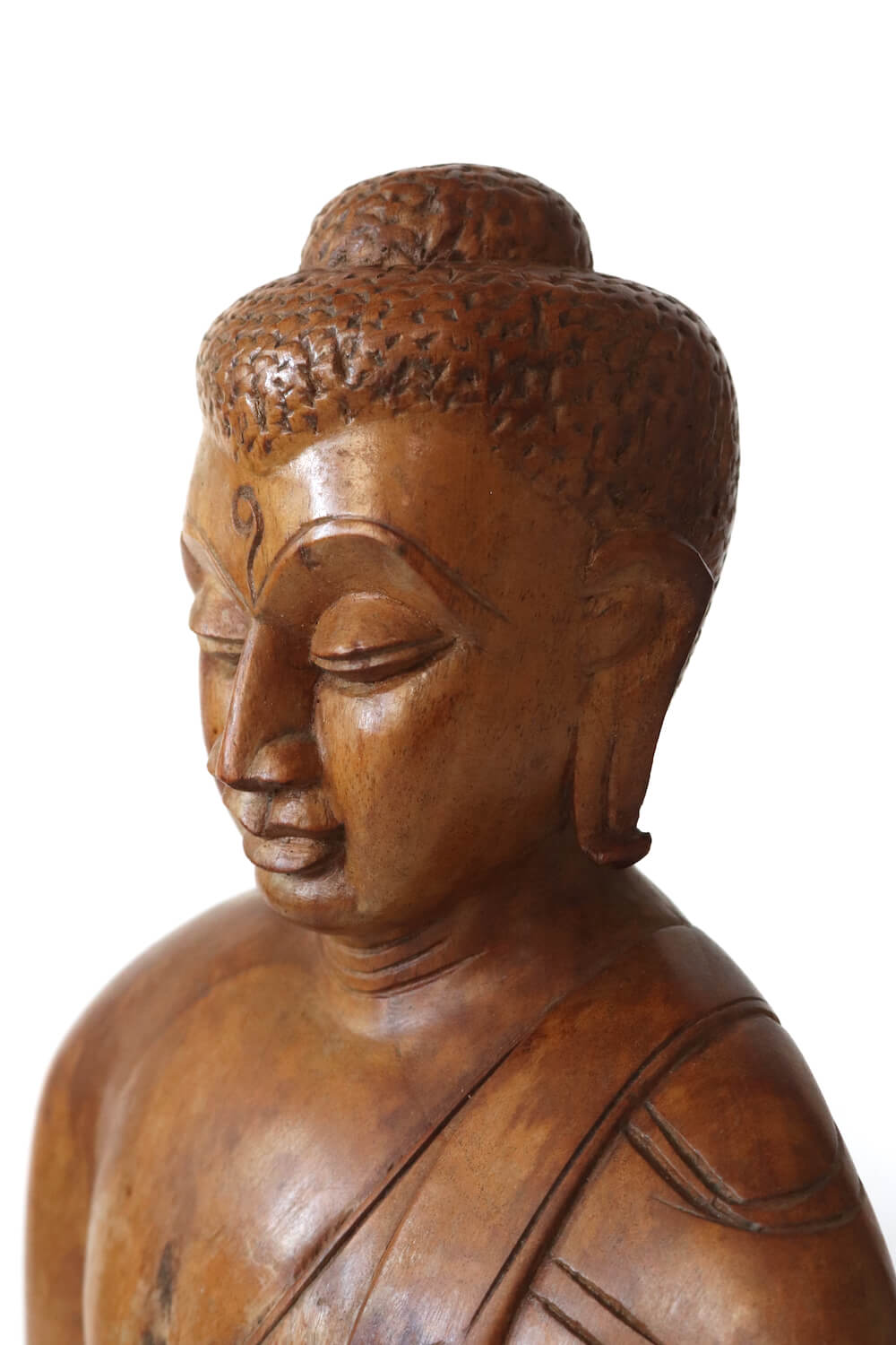 Vintage Buddha Statue Holz