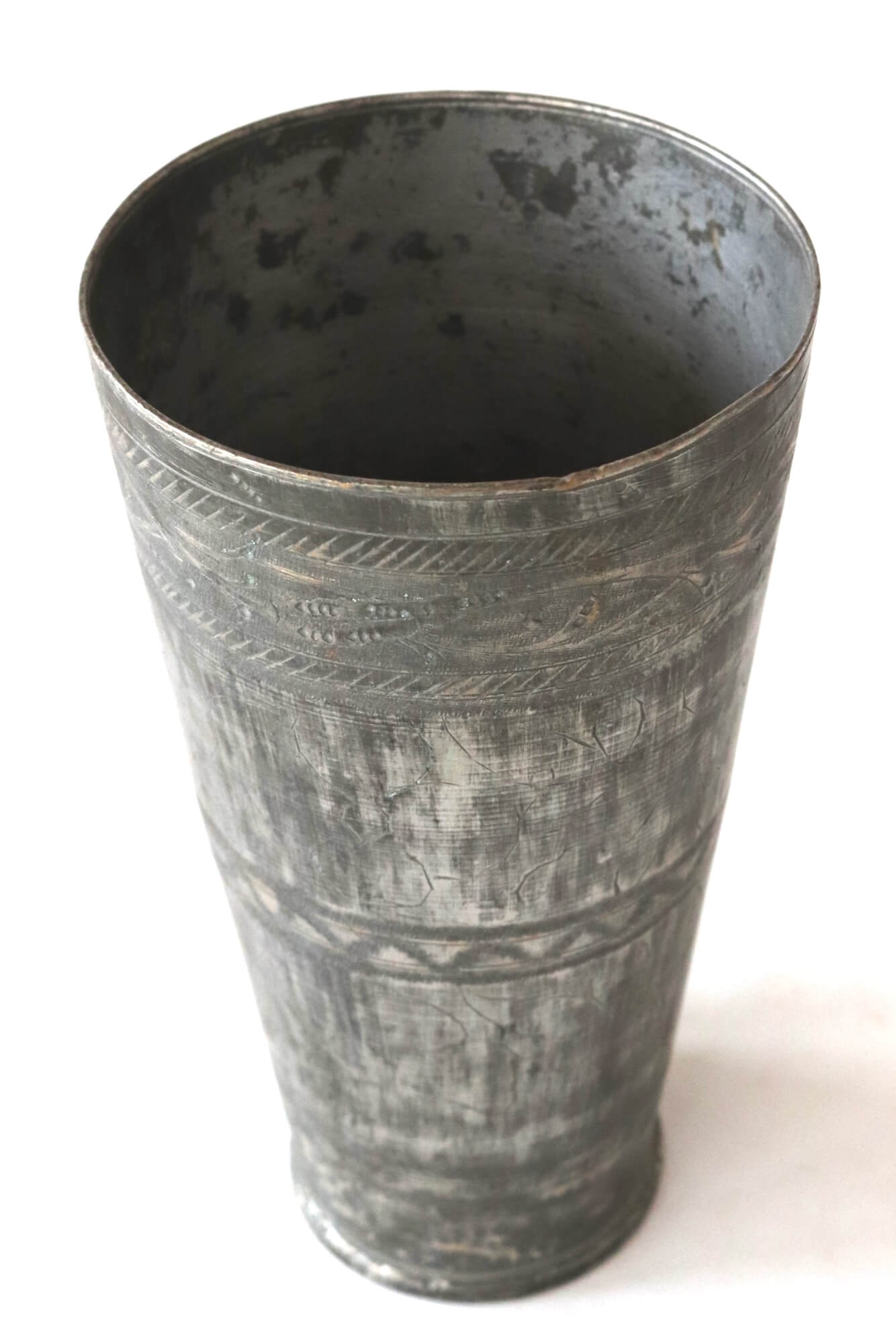 Vintage Messingbecher Indien XL